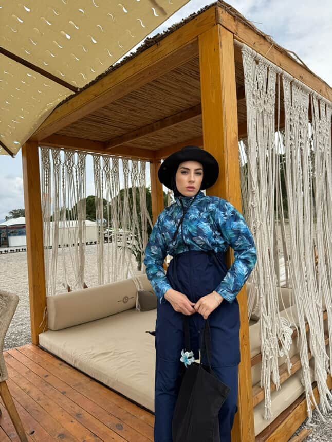 NİDA MODEL MAVİ TÜY 