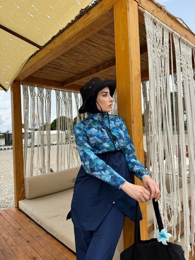 NİDA MODEL MAVİ TÜY 