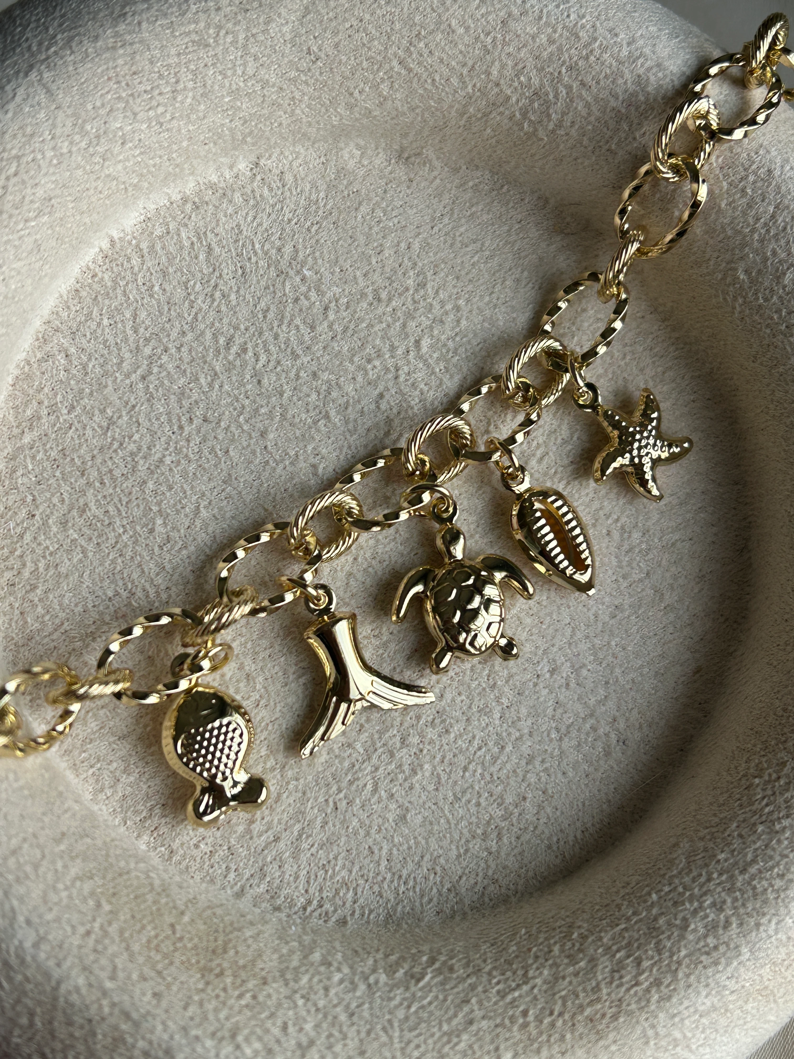 Deniz Charm Bileklik ( 14k Renk )