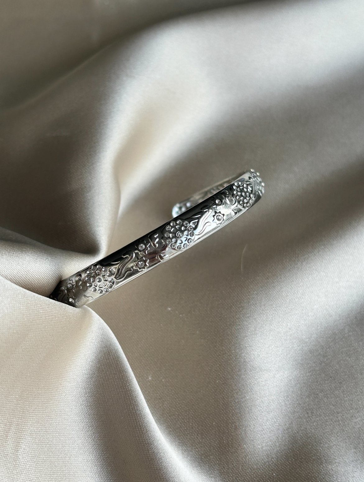 Boho Dümen Model Bileklik (gümüş renk )