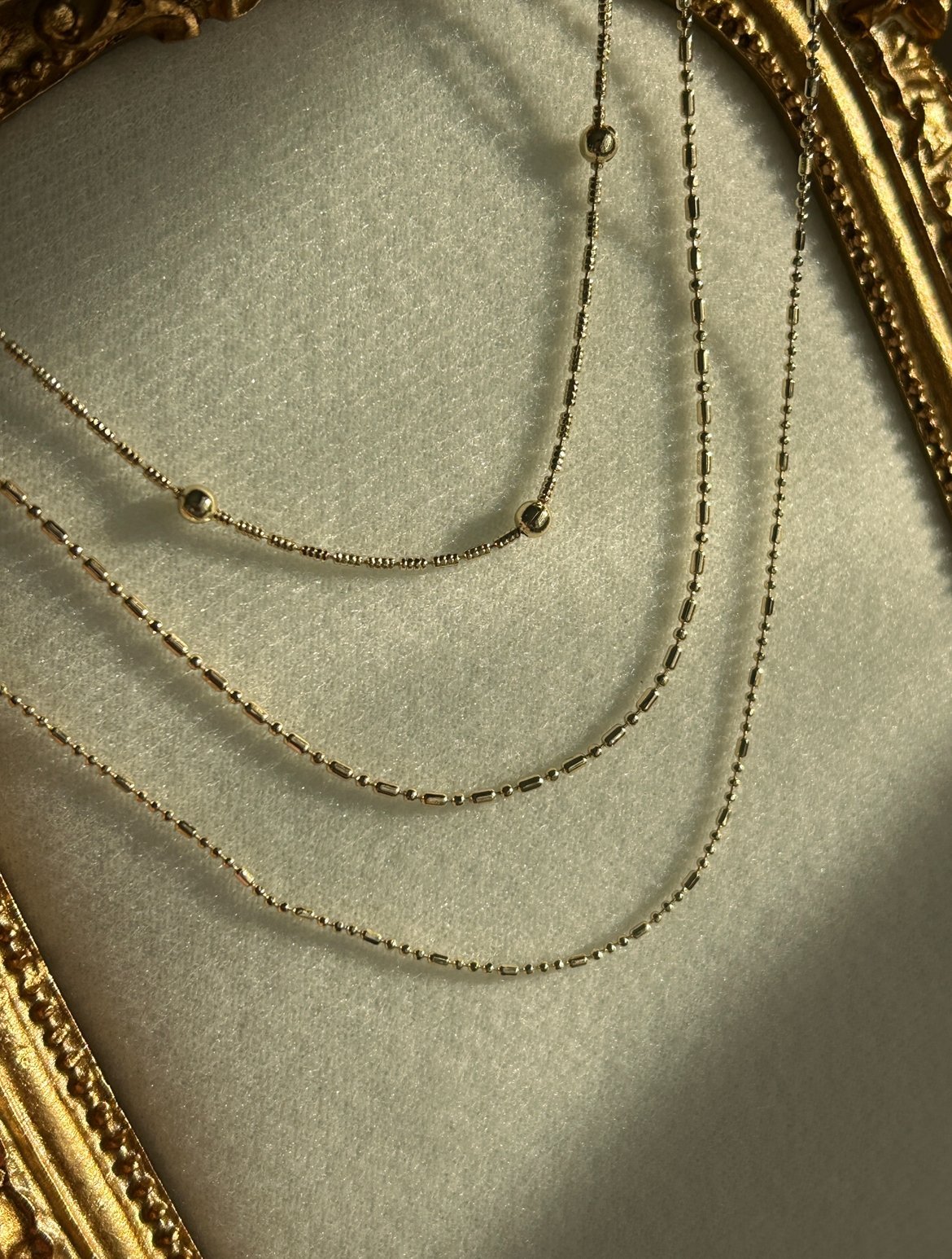 14k Renk Üçlü Kolye Set