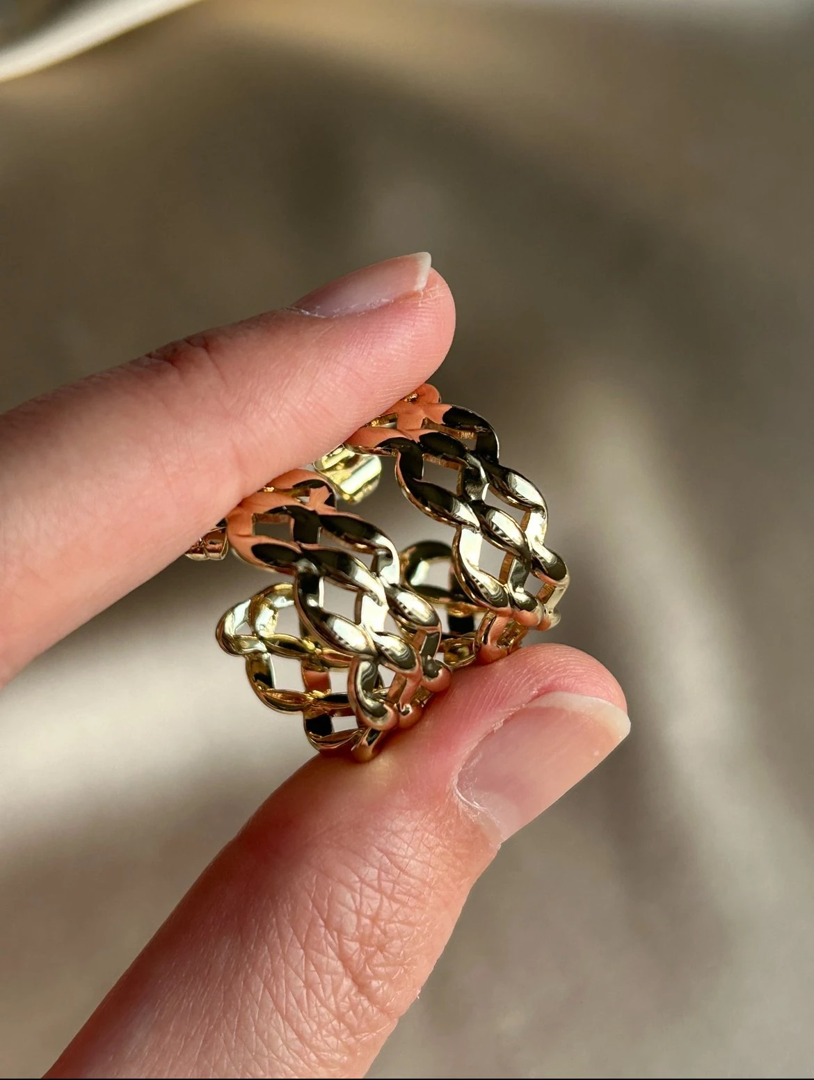 Sarmal Halka Model Küpe (14k Renk)