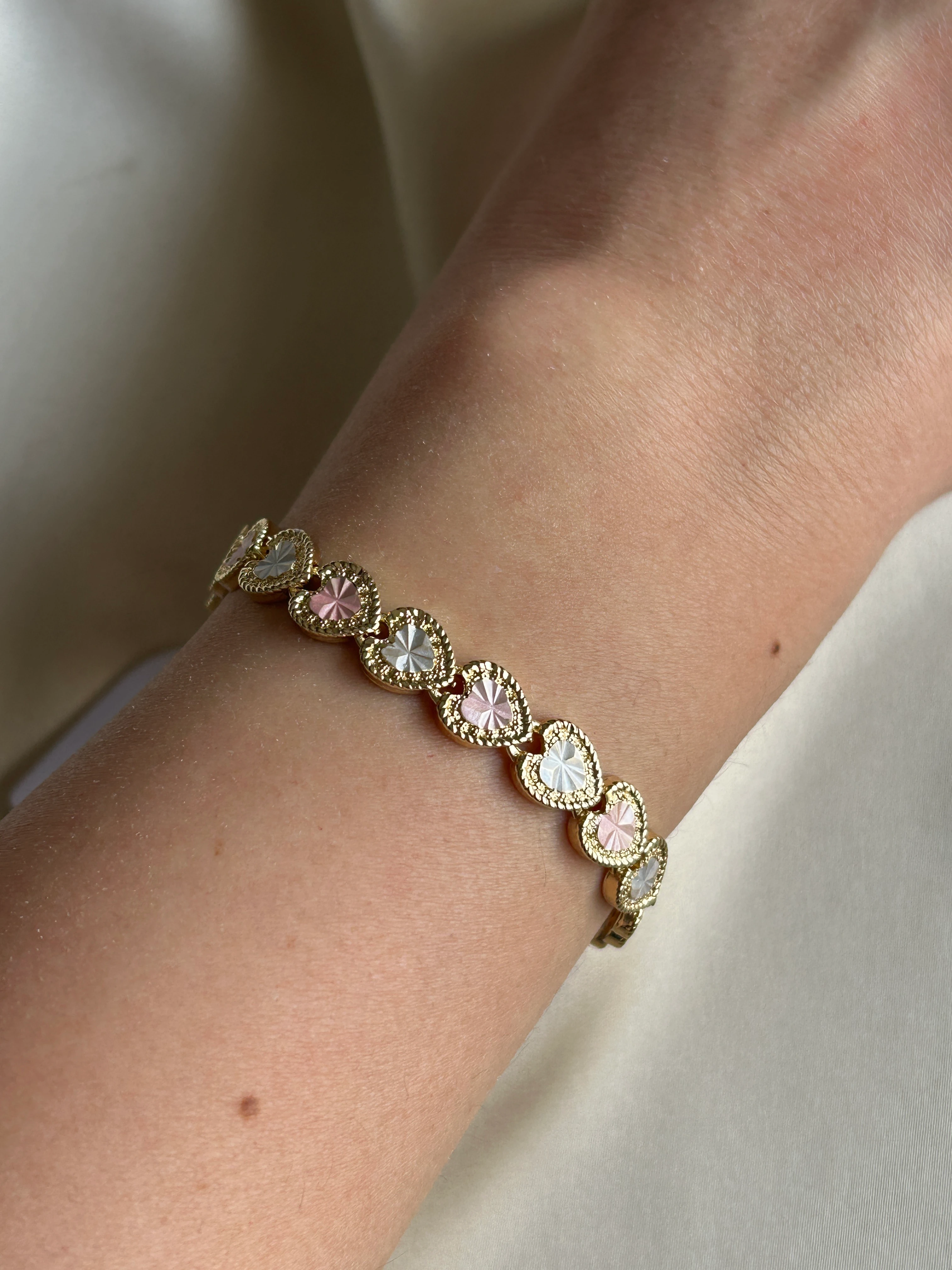 Soft Pembe Gri Bileklik 