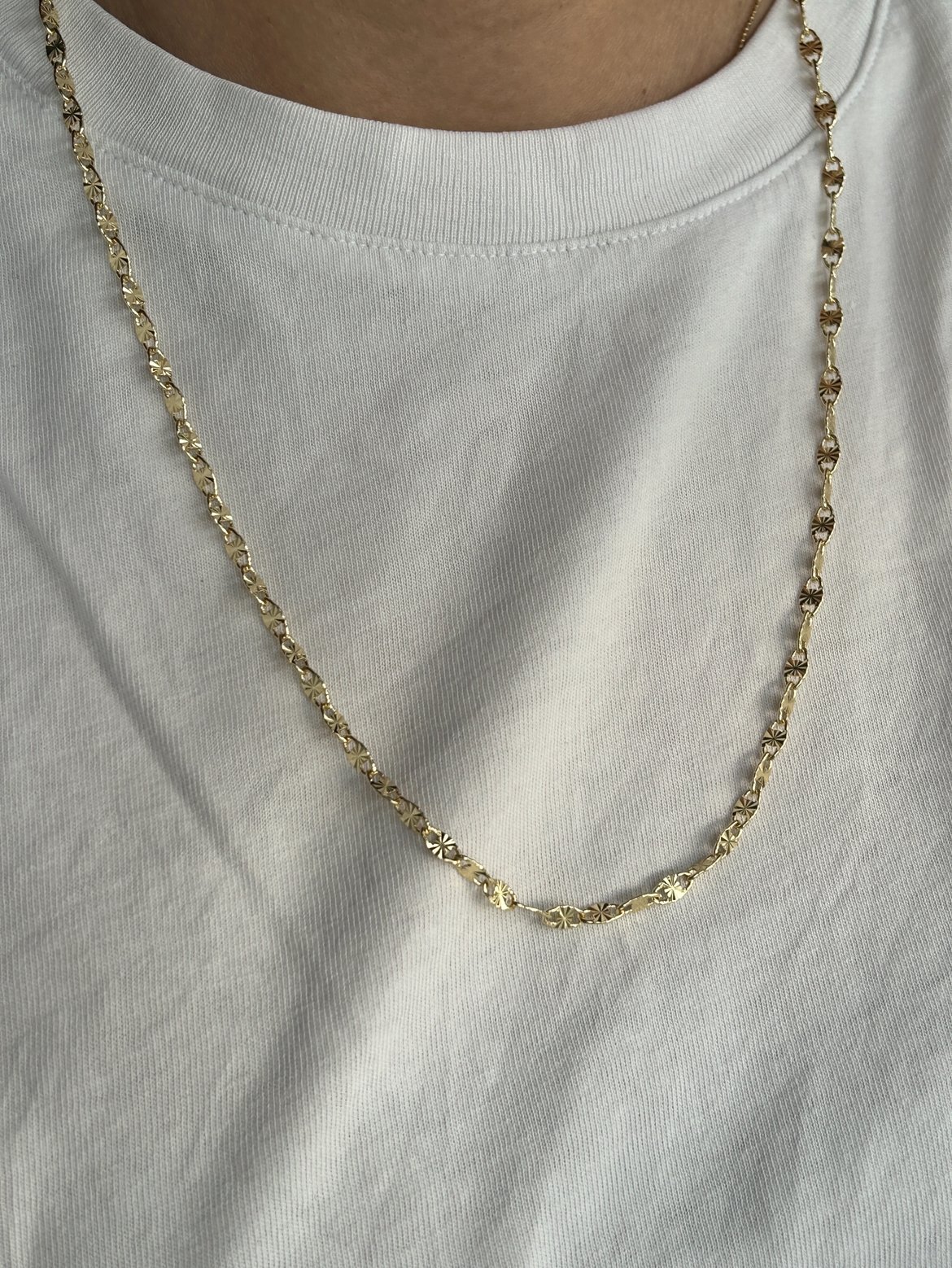 Yıldız İşleme Vintage Model Kolye ( 14k Renk)