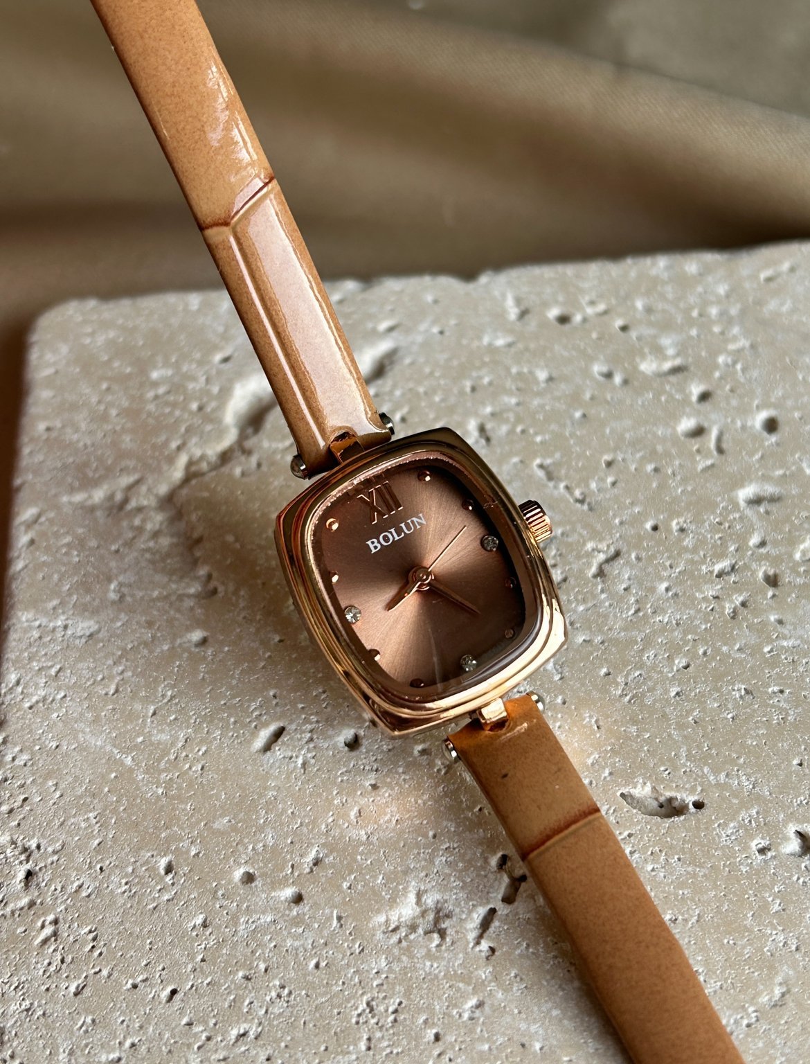 Sütlü Kahve Kare Model Saat