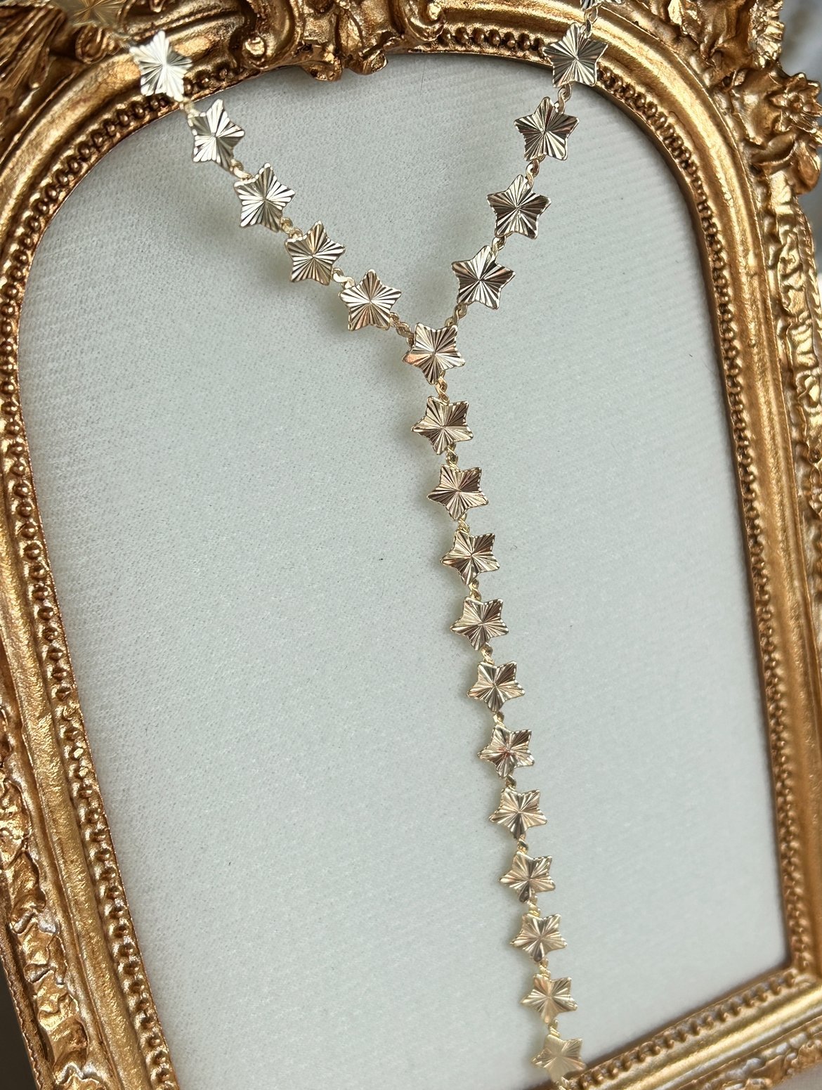 Ezme Yıldız Model Y Kolye (14k Renk)