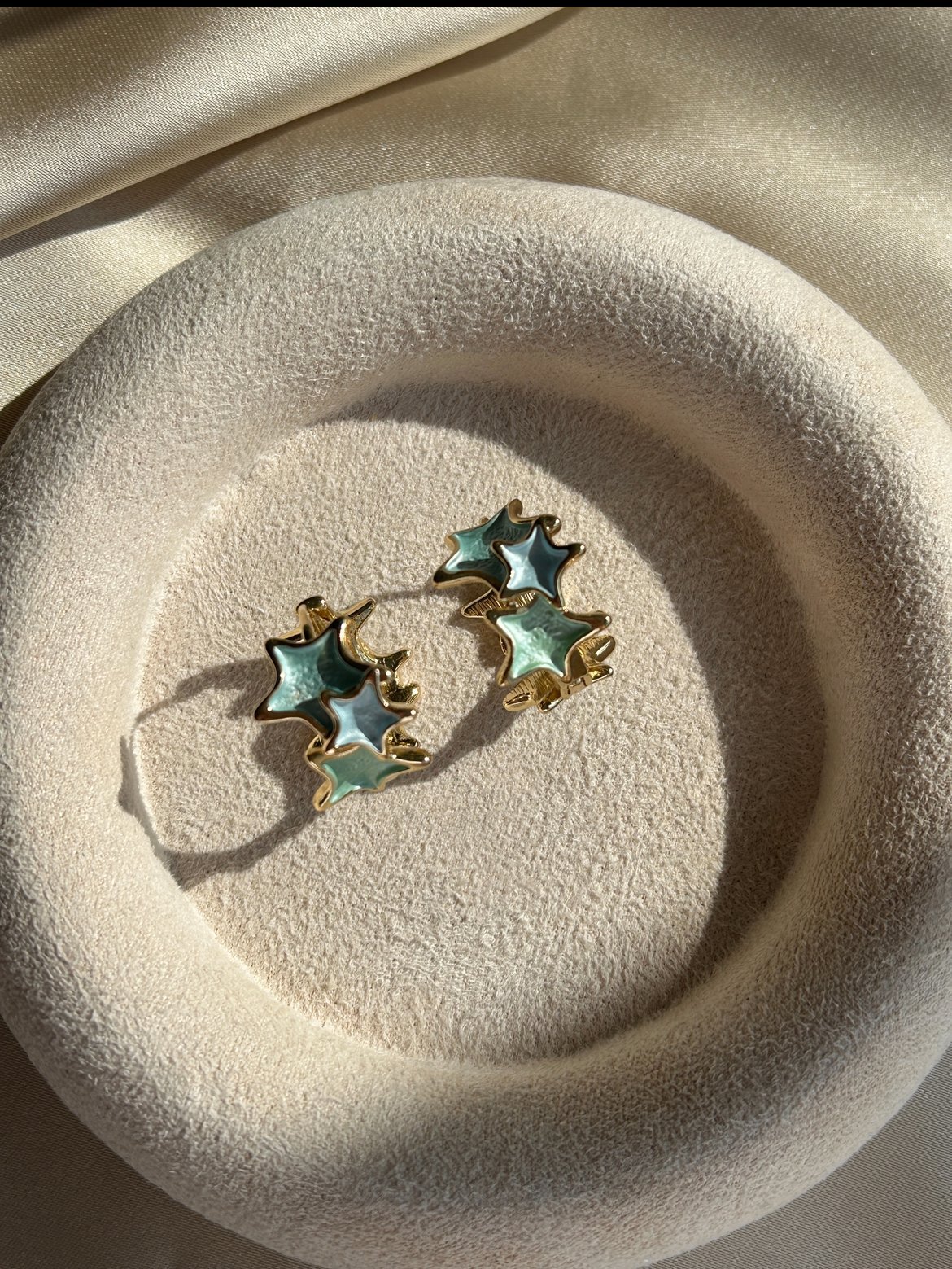 Yeşil Yıldız Küpe