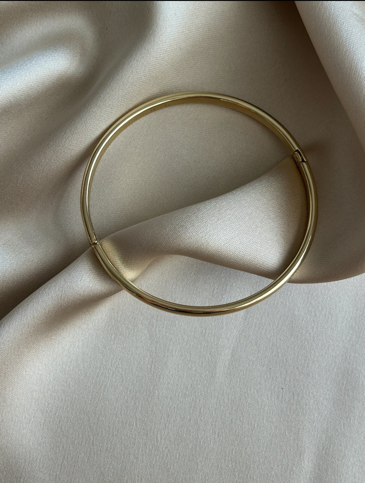 Basic Model Kelepçe Bileklik (14k Renk )