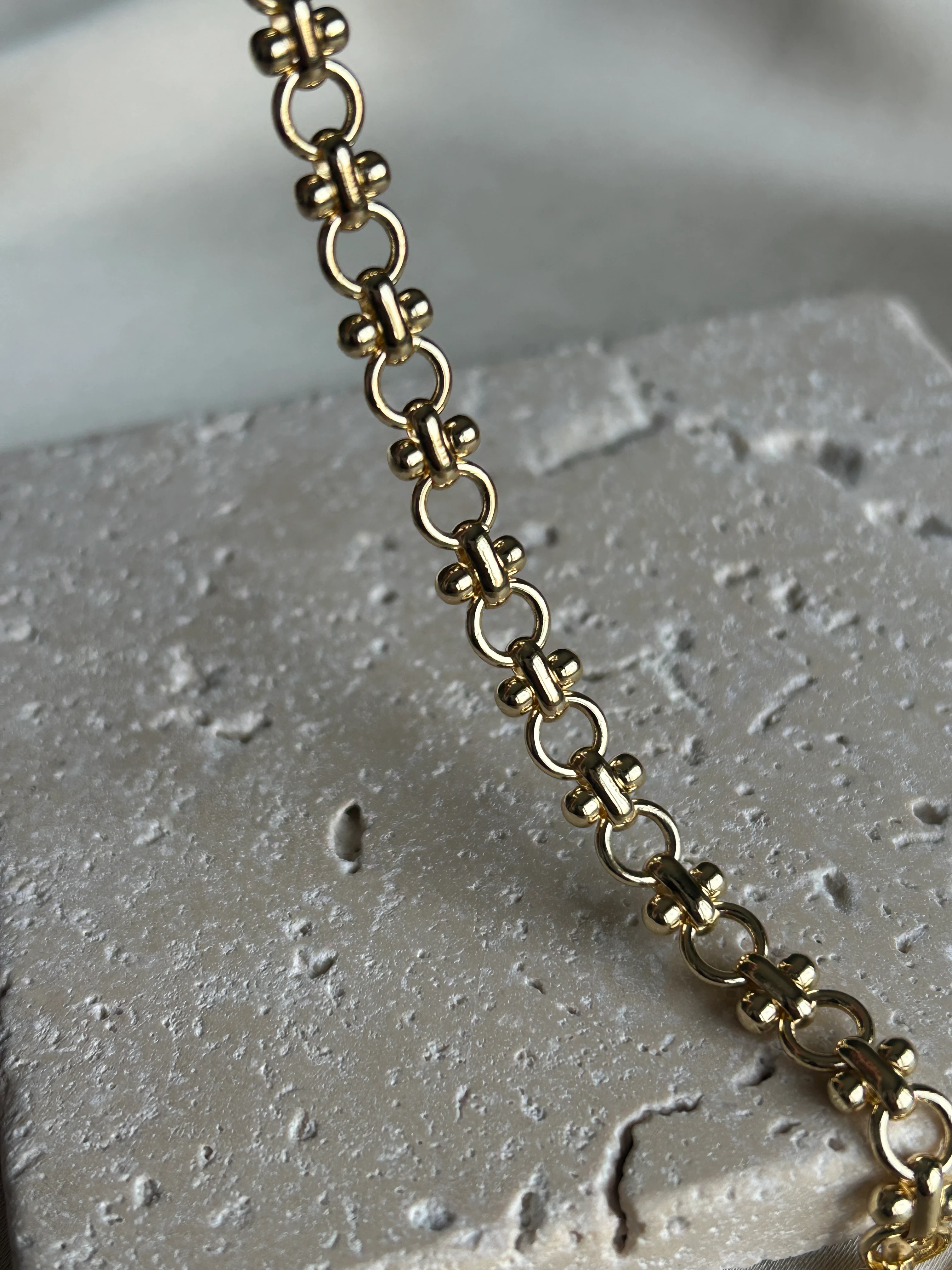 T Geçme Bileklik ( 14K Renk ) 