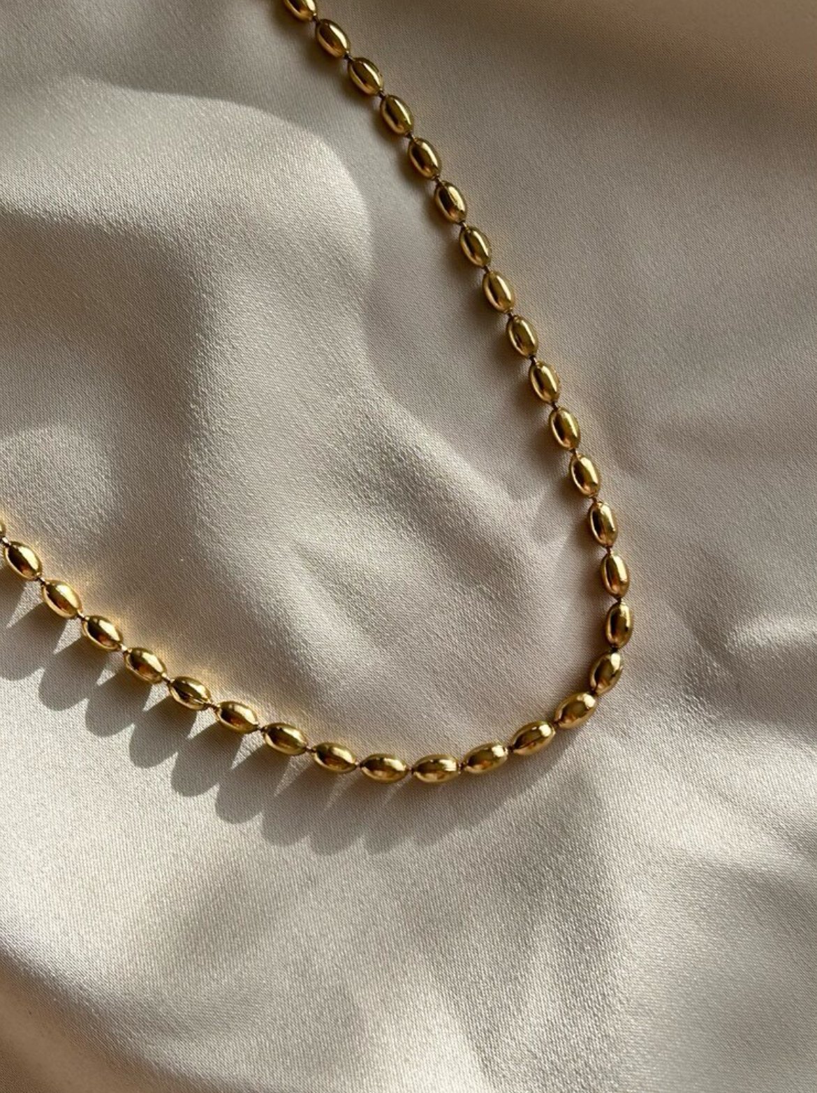 Arpa Model Kolye ( altın renk ) (45 cm)