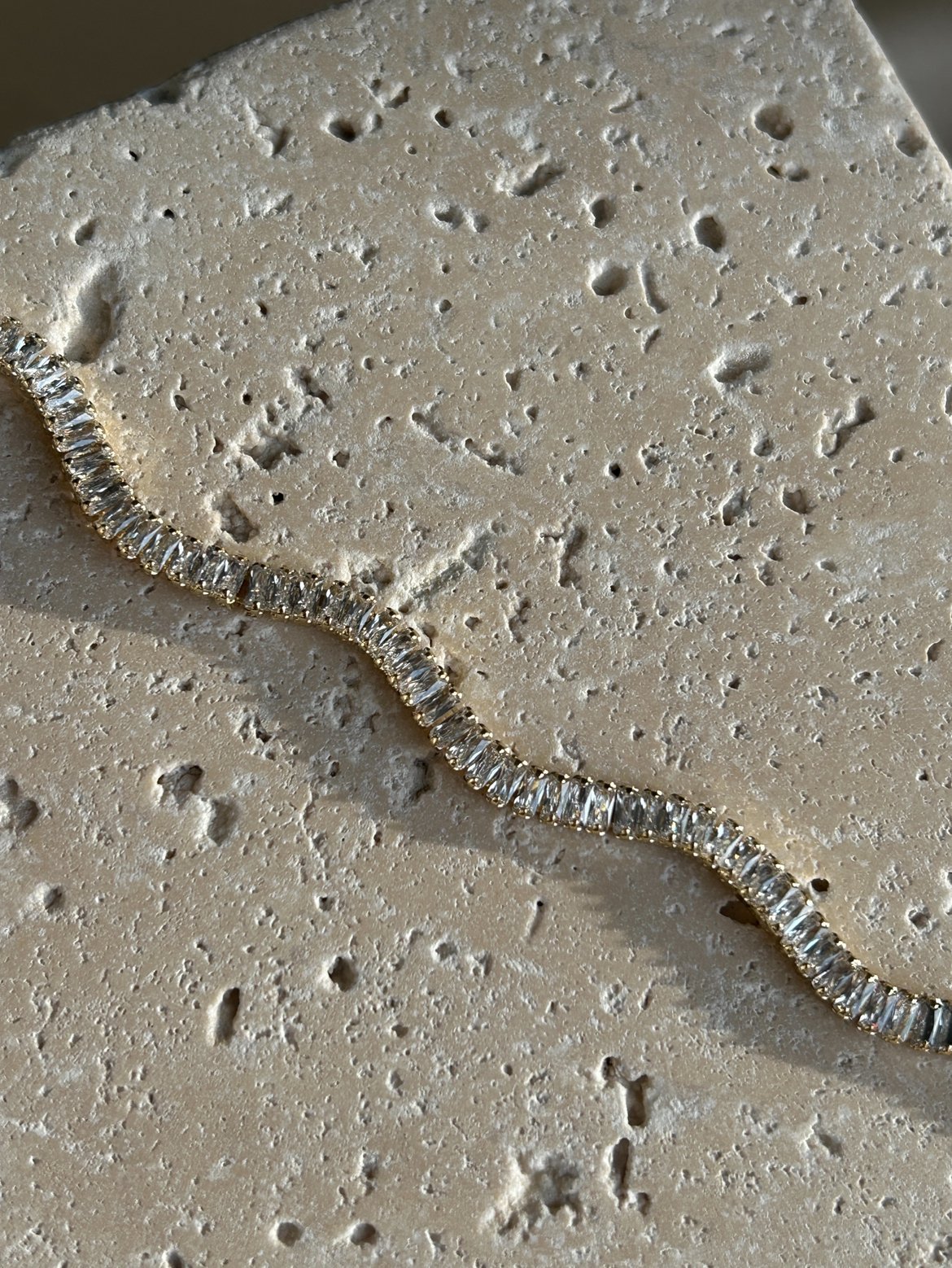 Sarmal S Model Su Yolu Bileklik ( 14k Renk )