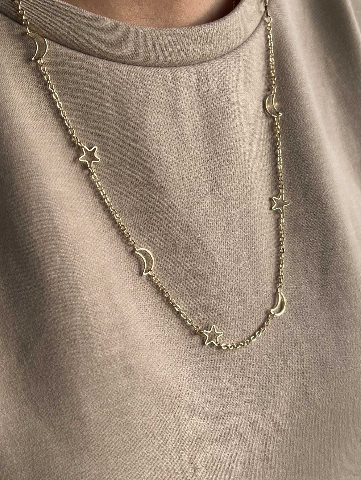 Ay ve Yıldız Kolye