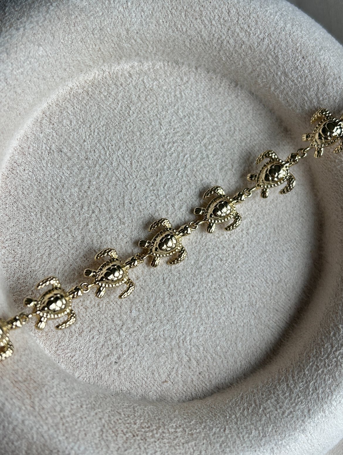 Kaplumbağa Motif Bileklik (14k Renk )