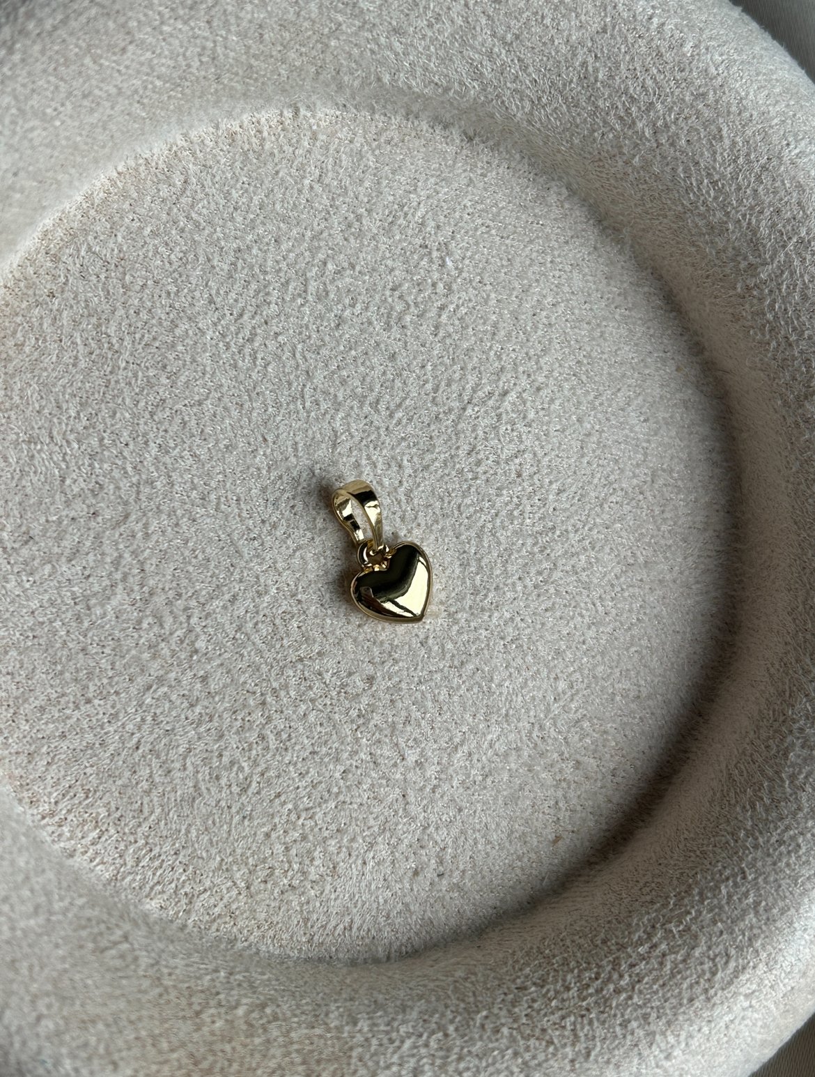 Mini Kalp Model Kolye Ucu (14k Renk)