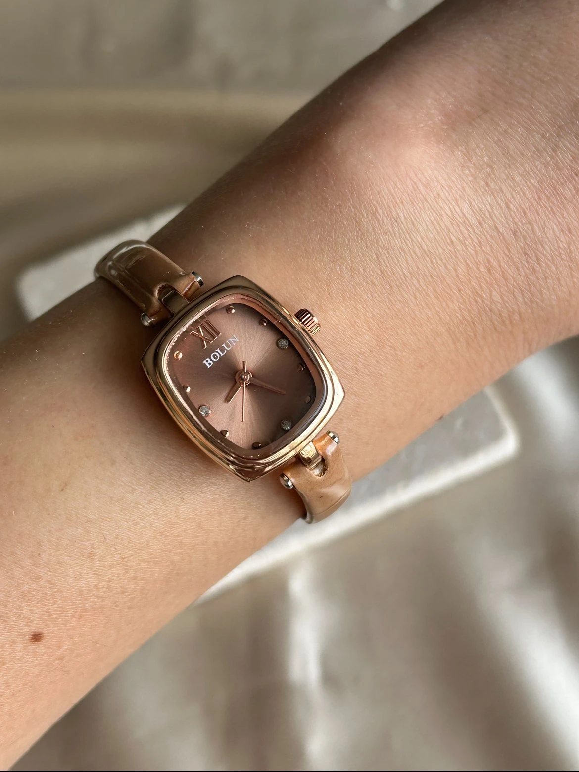 Sütlü Kahve Kare Model Saat