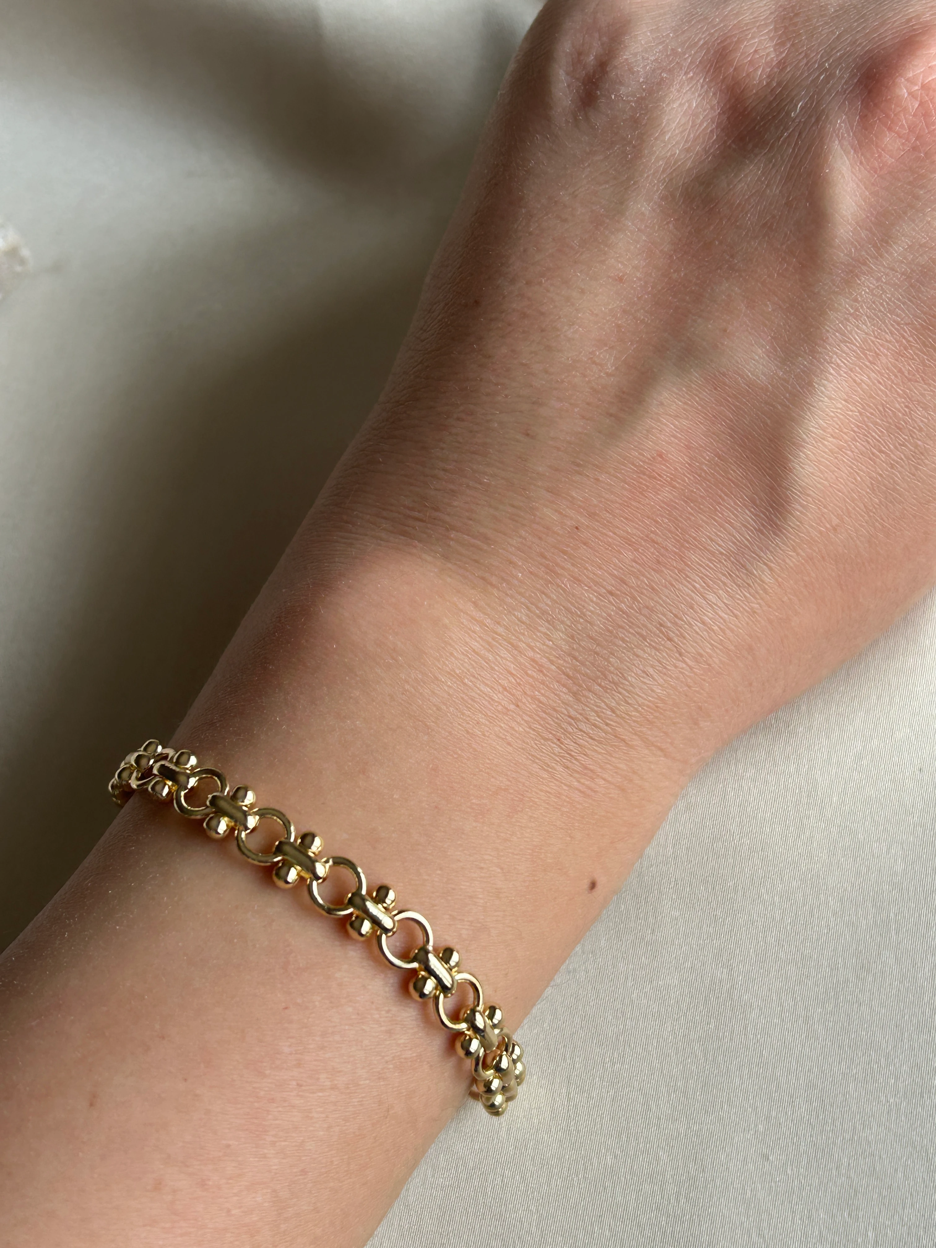 T Geçme Bileklik ( 14K Renk ) 