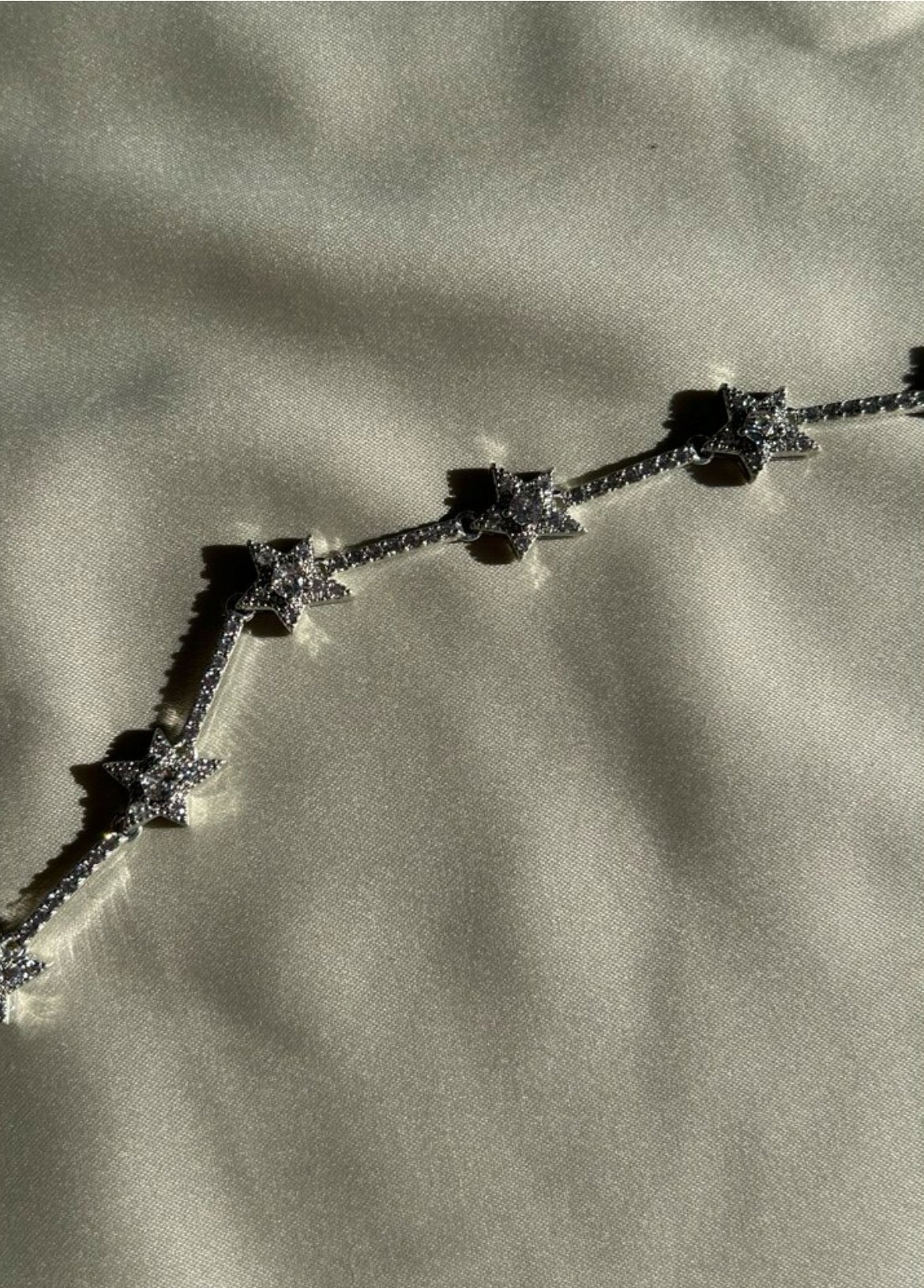 Yıldız Yolu Bileklik ( gümüş renk )