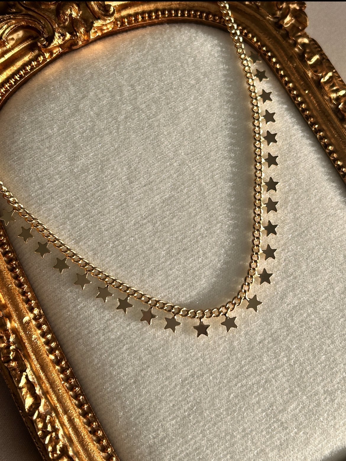 Yıldız Sallantı Kolye ( 14k Renk )