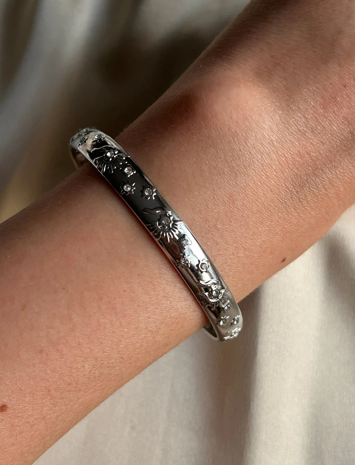 Boho Model Kelepçe ( Gümüş Renk )