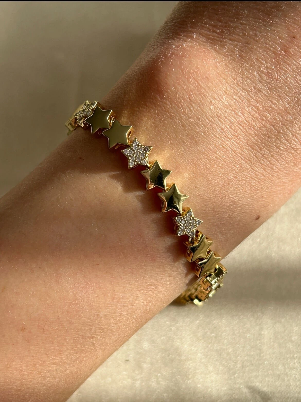 Ara Taşlı Yıldız Yolu Bileklik