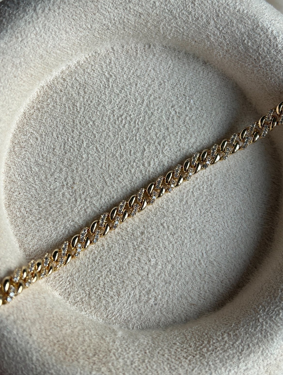 Mini Gurmet Taşlı Bileklik (14k Renk )