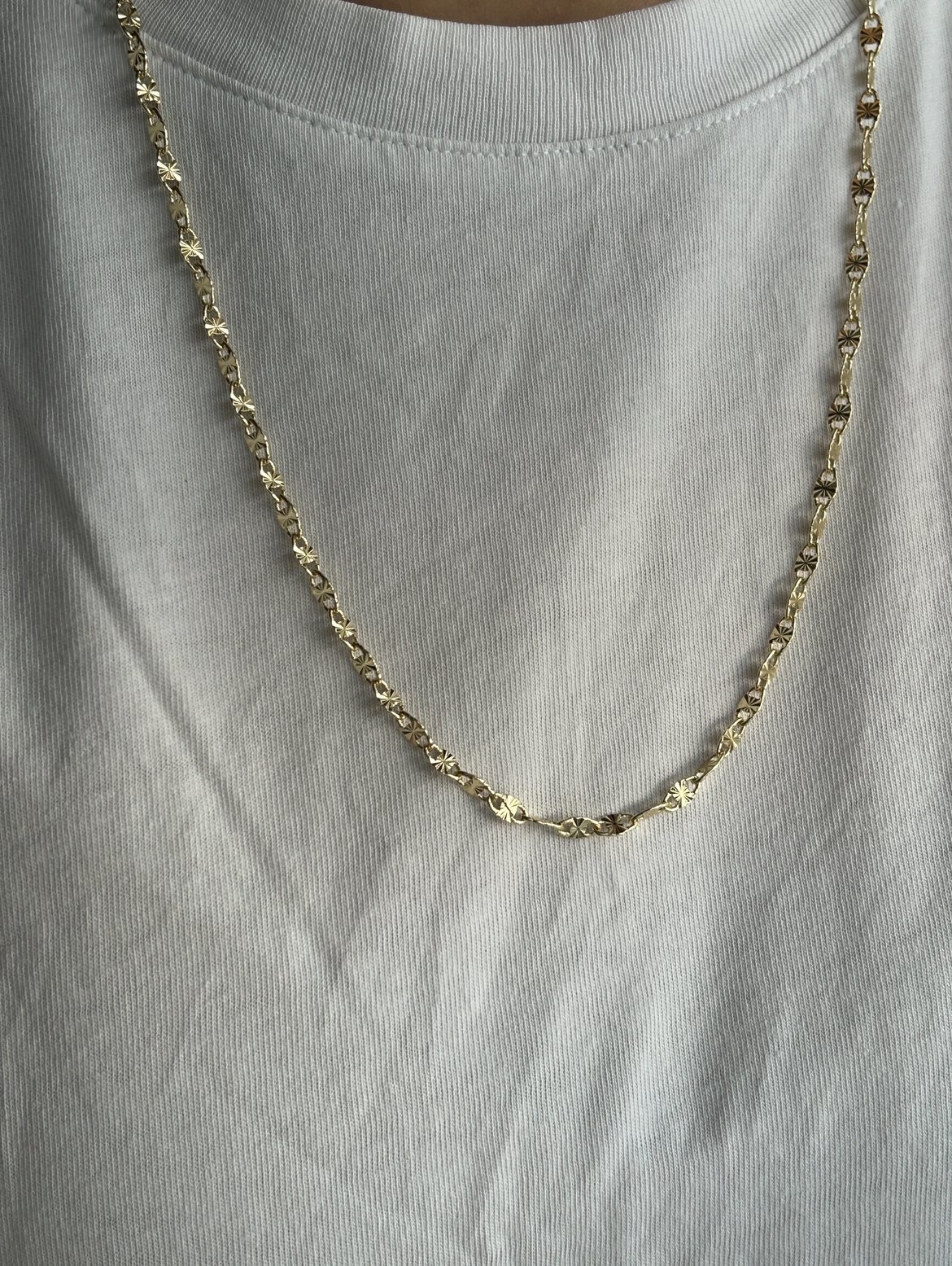 Yıldız İşleme Vintage Model Kolye ( 14k Renk)