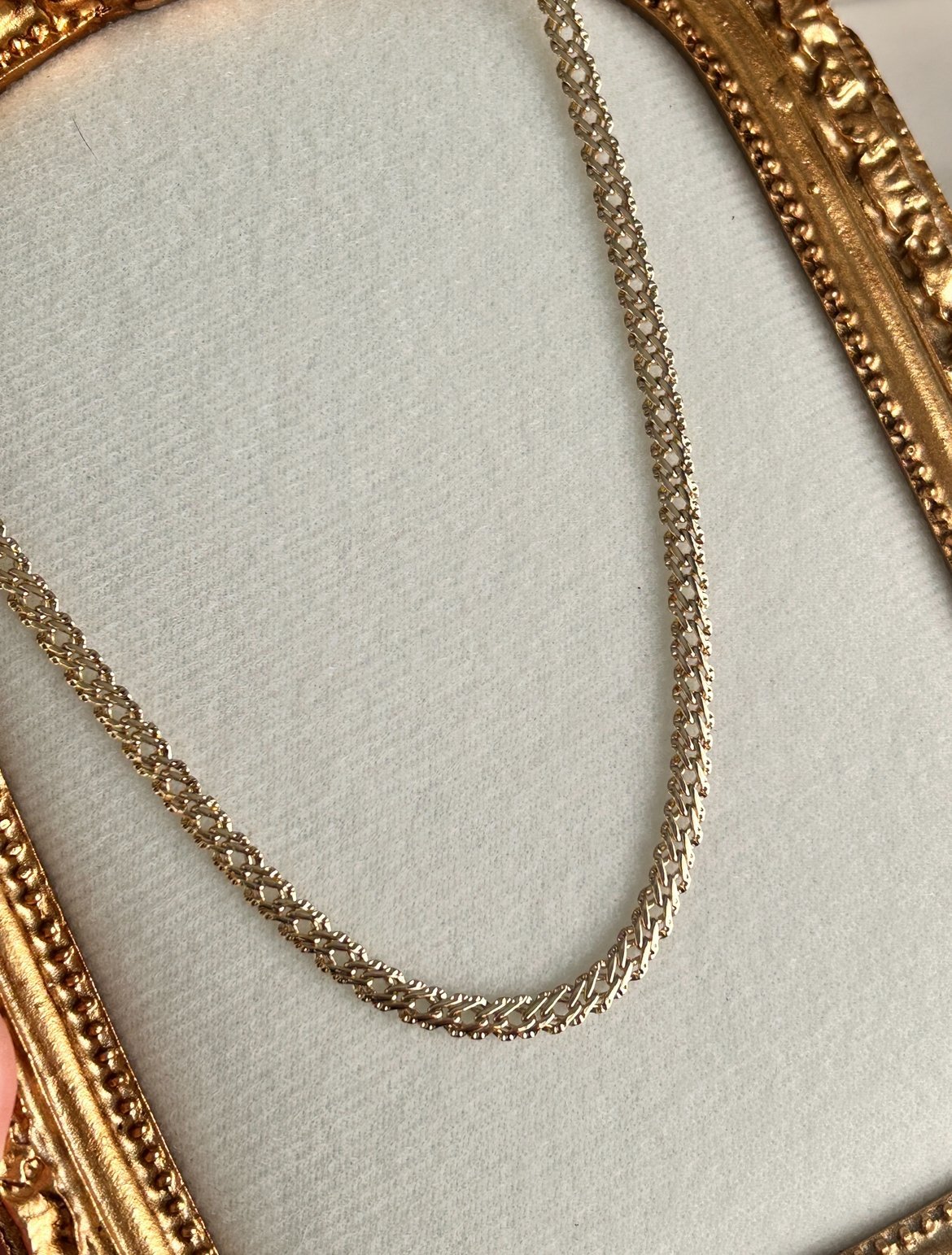 Sarmal Zincir Kolye ( 14k Renk )