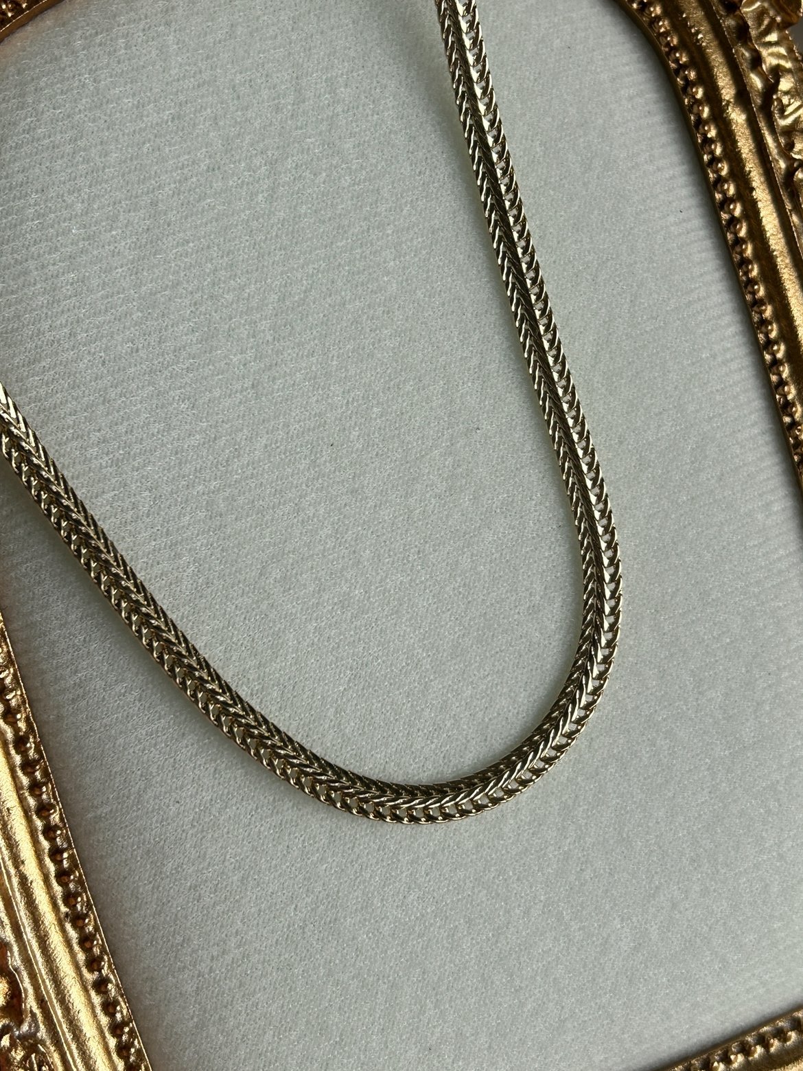 Hasır Model Kolye (14k Renk)