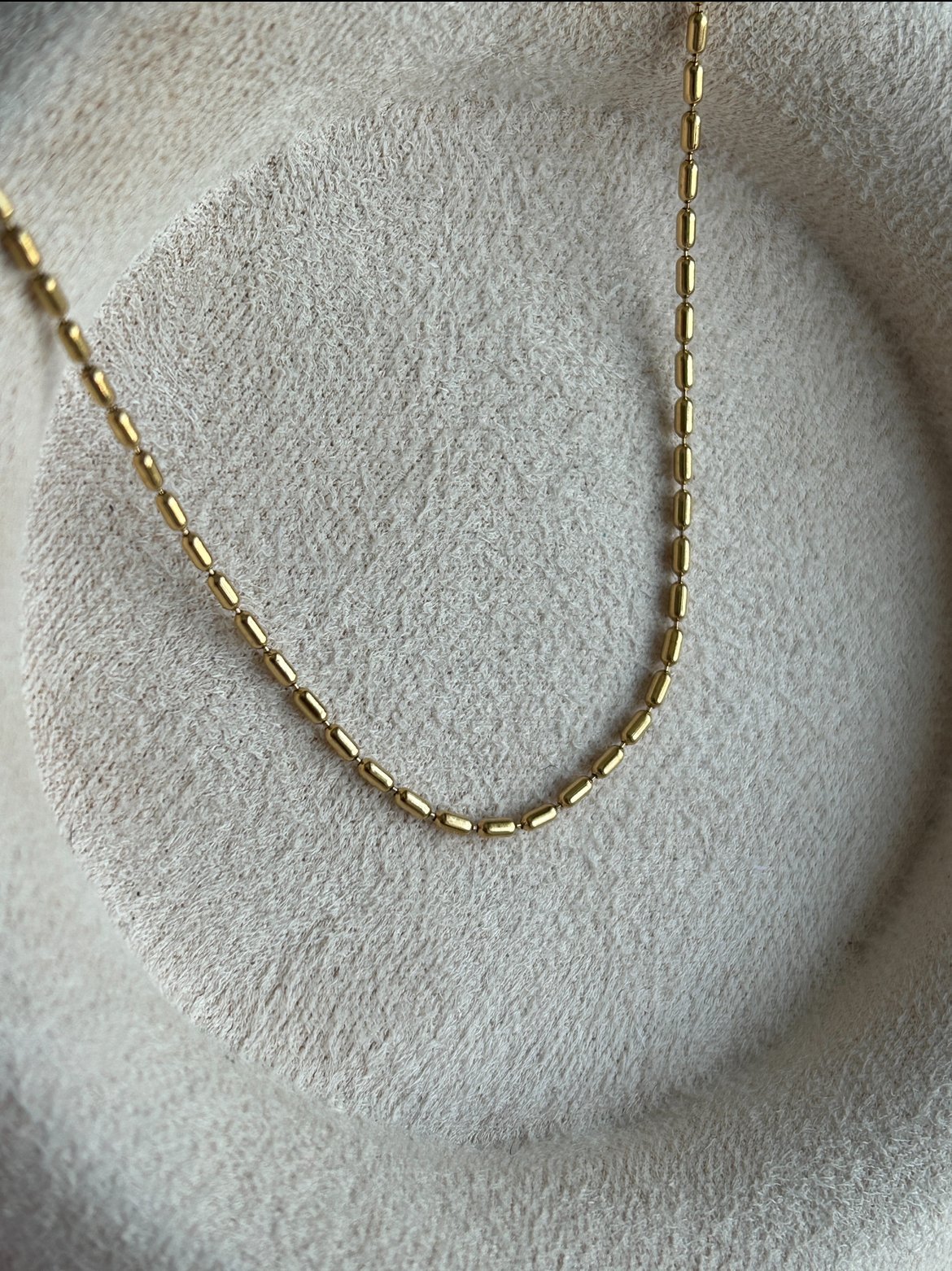 Mini Çizgi Model Çelik Kolye