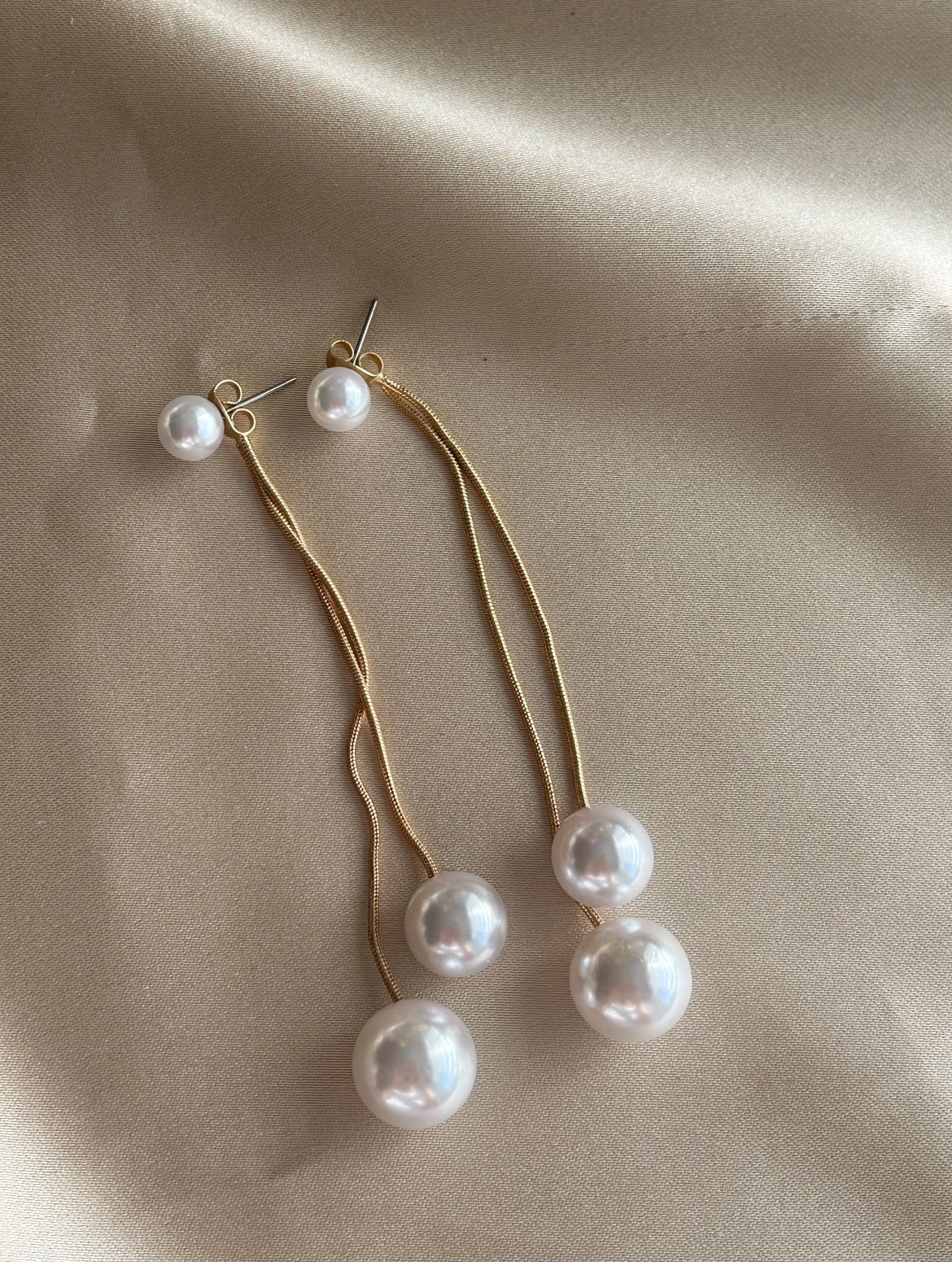 Çiçek İnci Model Küpe