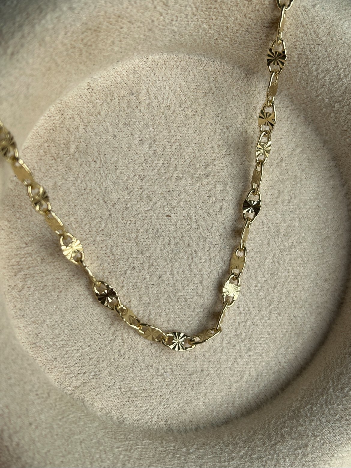 Yıldız İşleme Vintage Model Kolye ( 14k Renk)