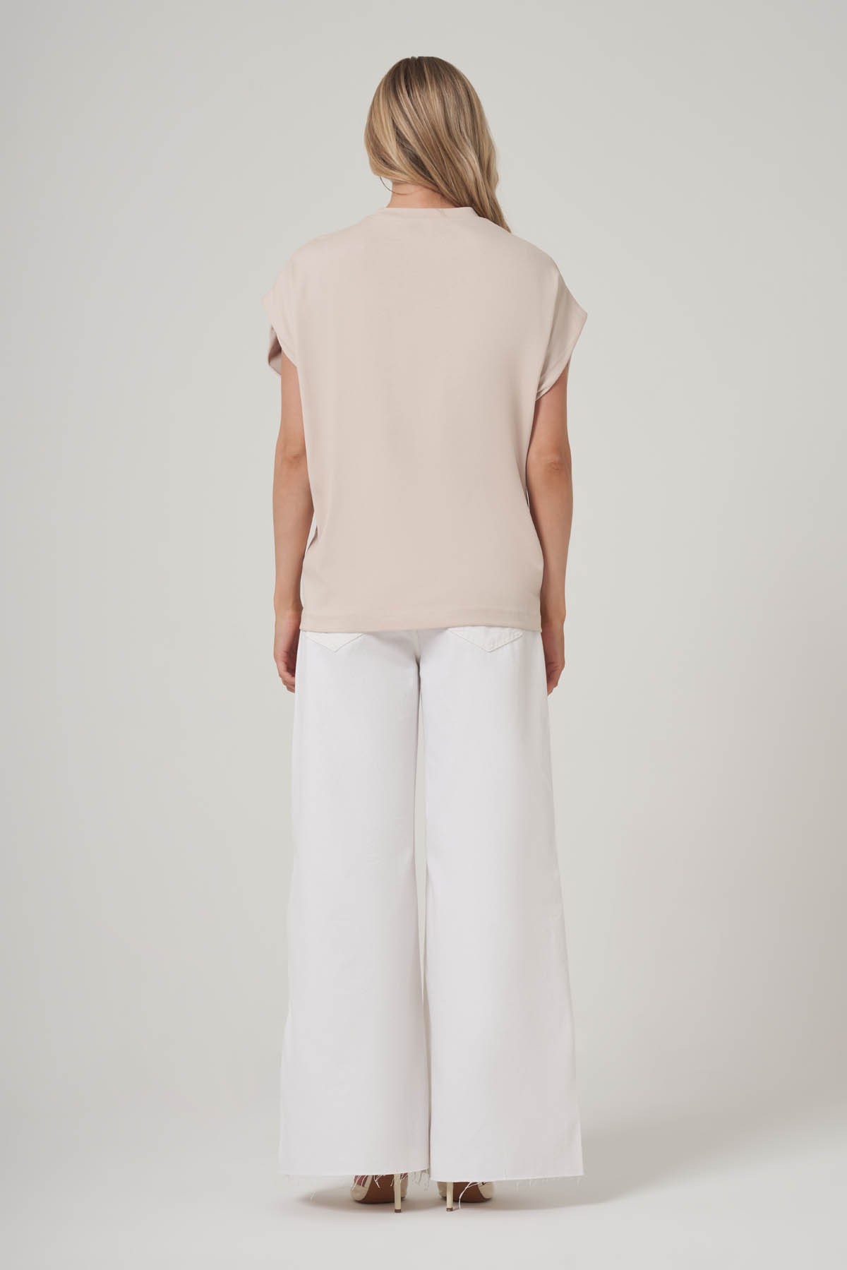 Oversize Sıfır Yaka Tshirt