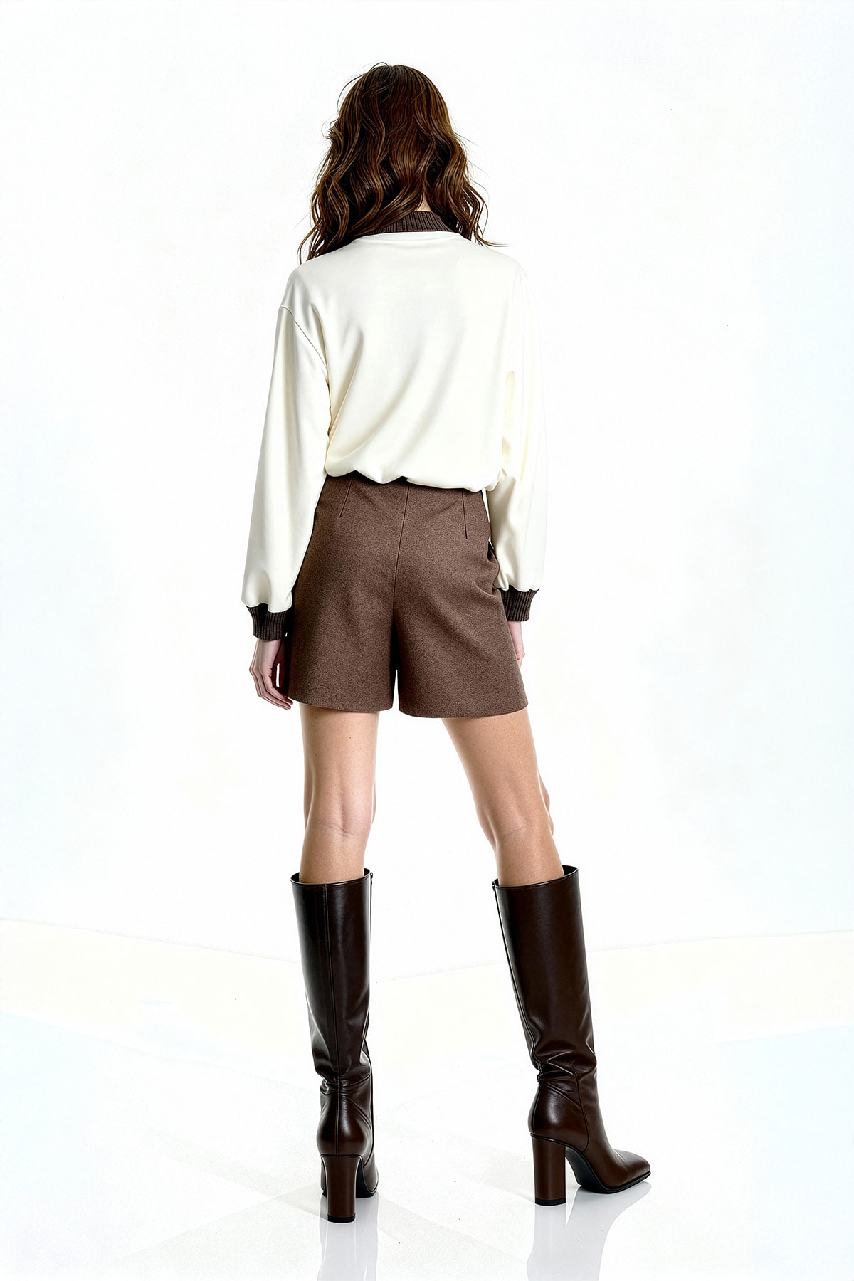 Triko Detaylı Regular Ceket