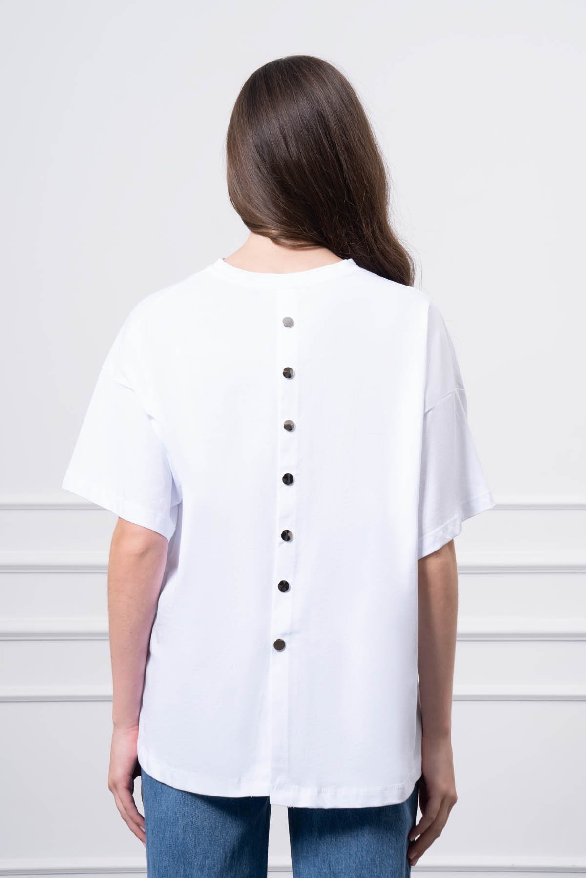 Çıtçıt Detaylı T-Shirt