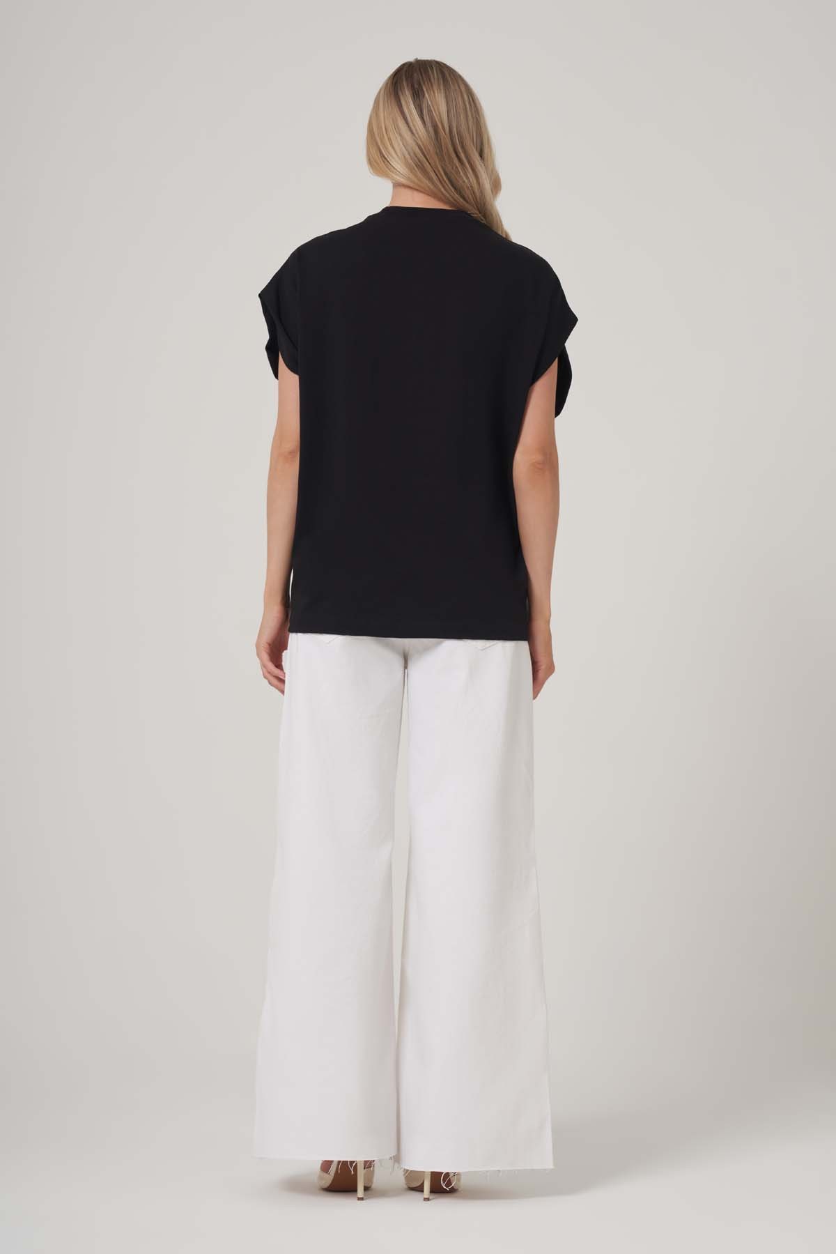 Oversize Sıfır Yaka Tshirt