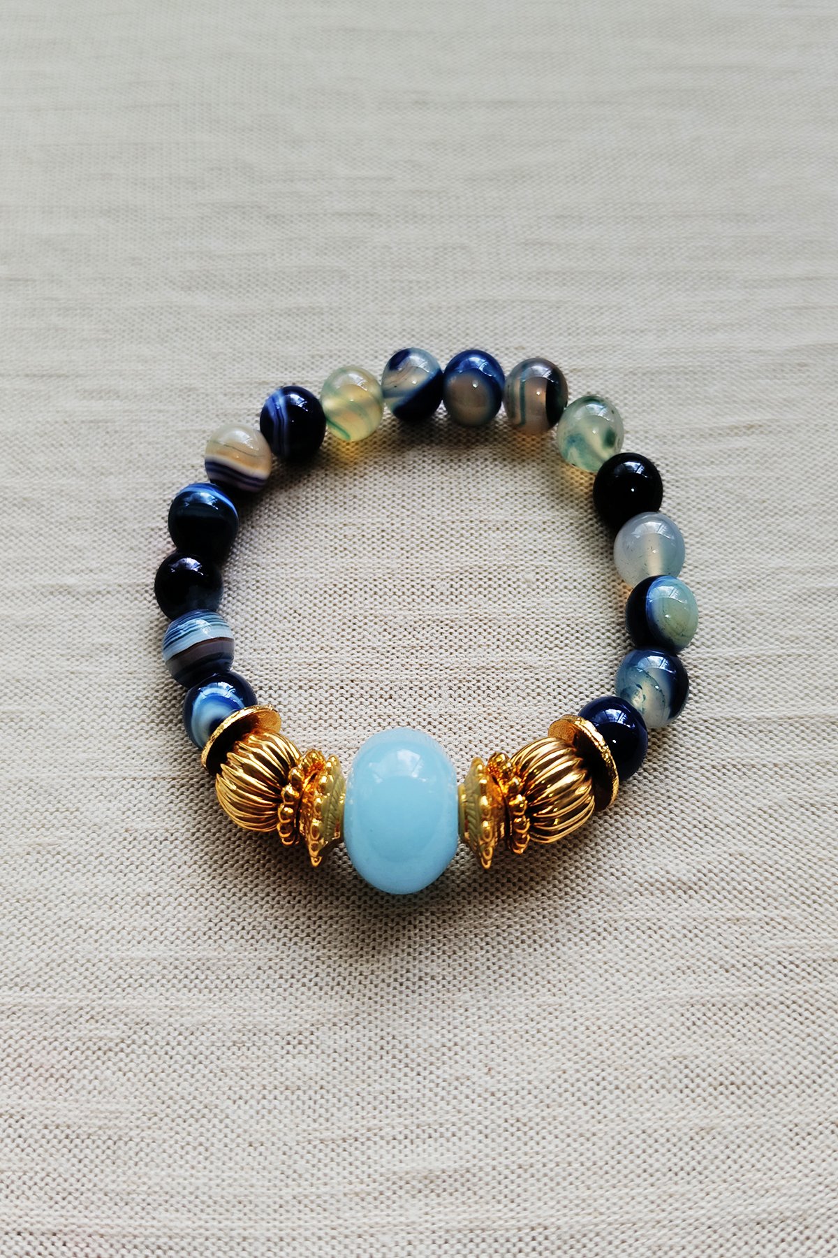 Lapis Lazuli Taş Bileklik