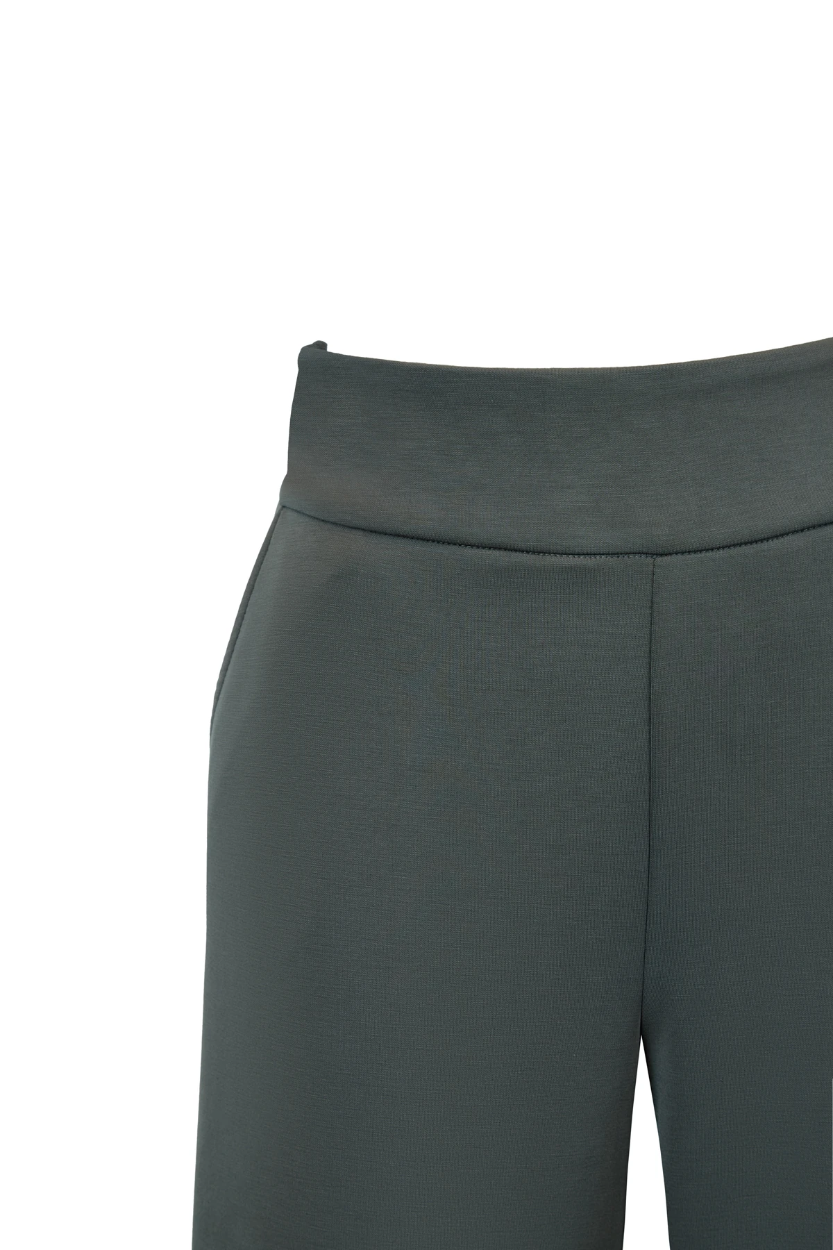 Bel Lastikli Duble Paça Pantolon