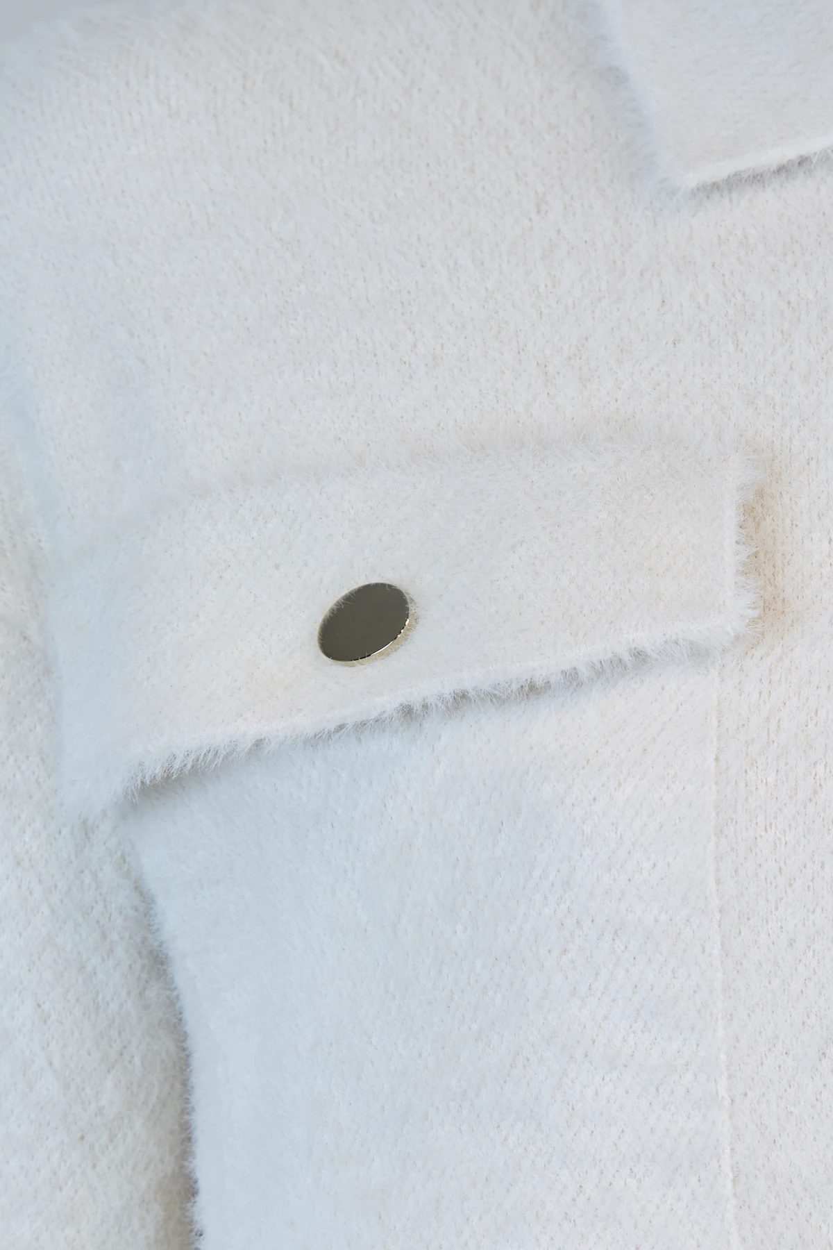 Gol Düğme Detaylı Triko Ceket