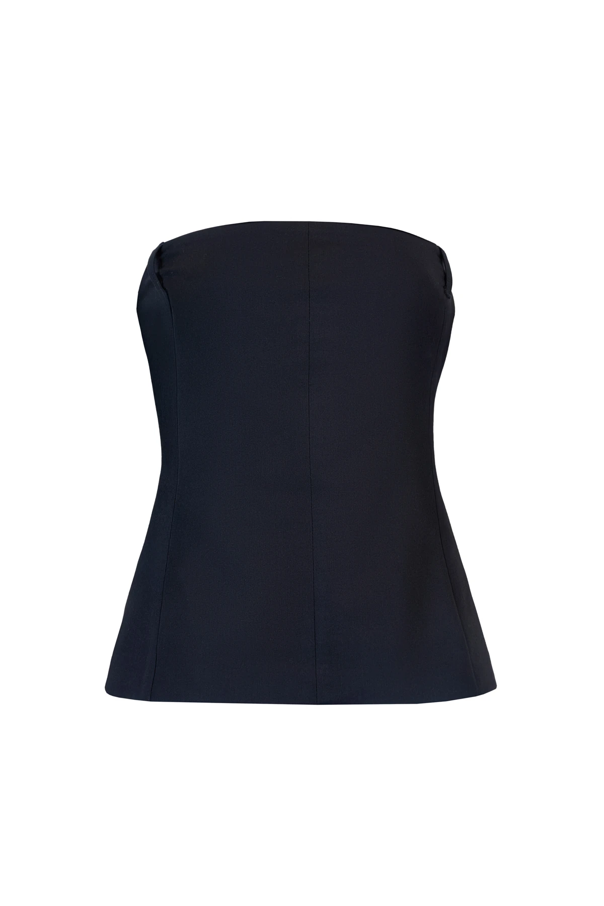 Brit Detaylı Straplez Bluz