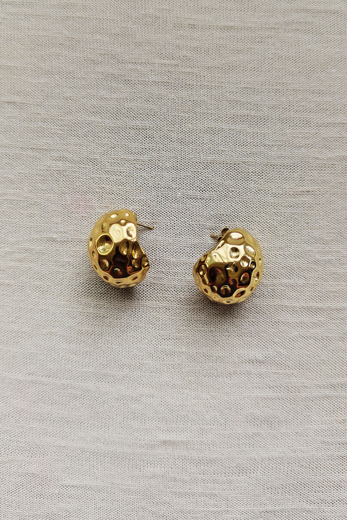 Çelik Gold Küpe