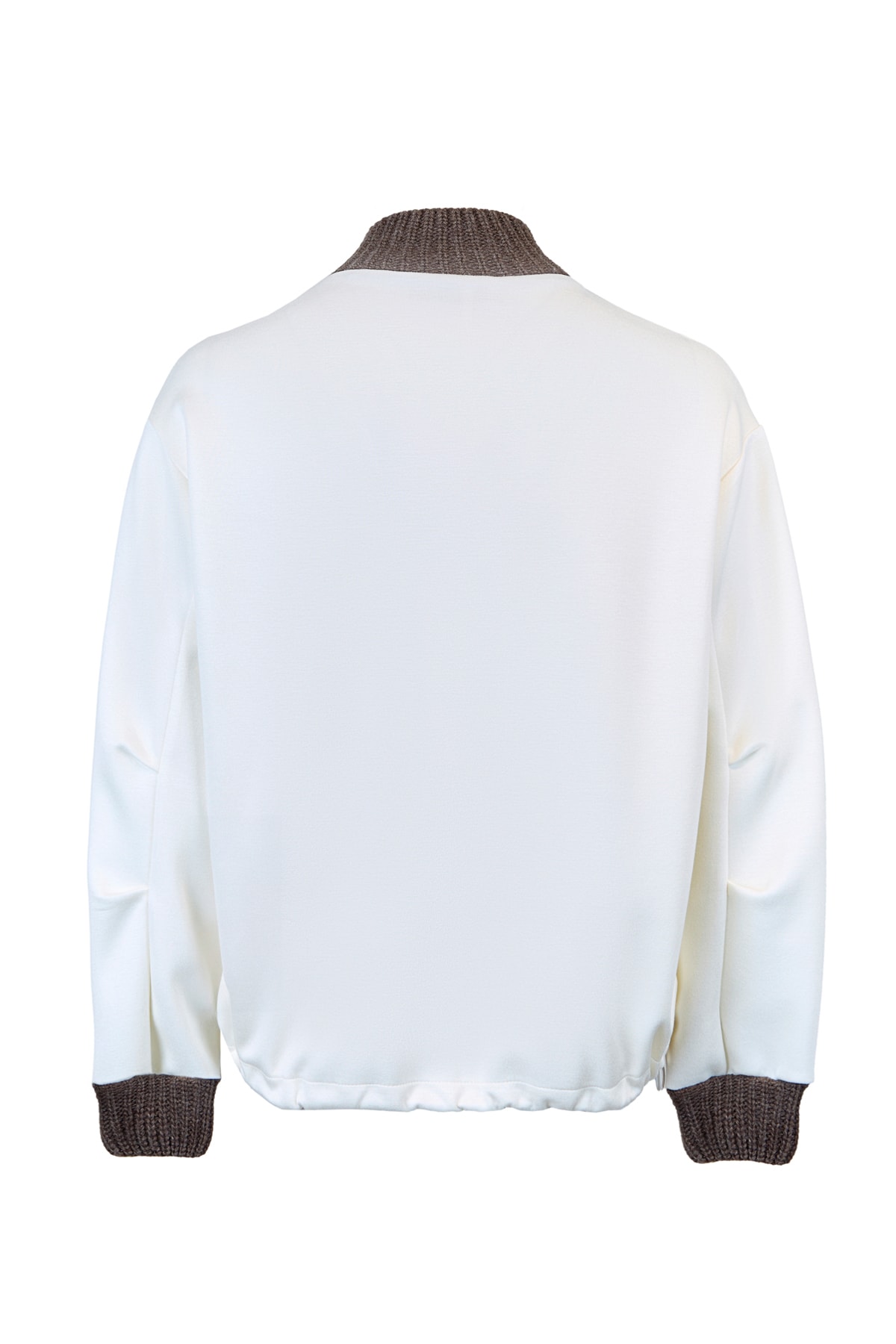 Triko Detaylı Regular Ceket