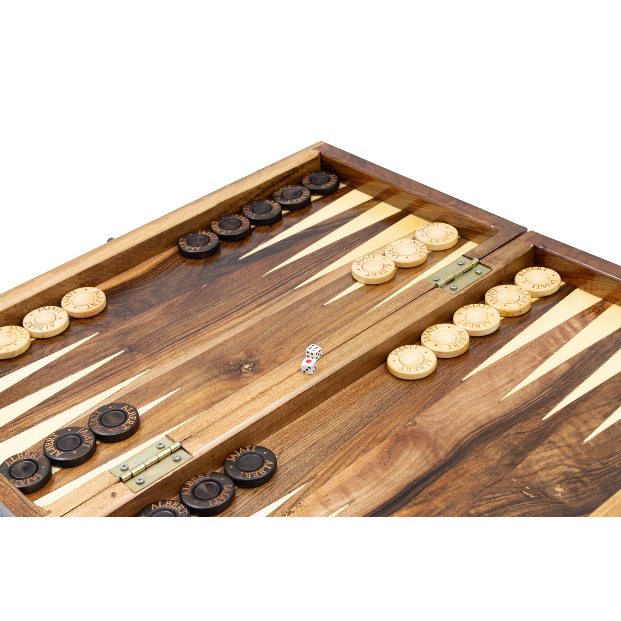 Handmade Curved Backgammon Set, Personalized Walnut Backgammon Set, Traditional Board Games for Adults