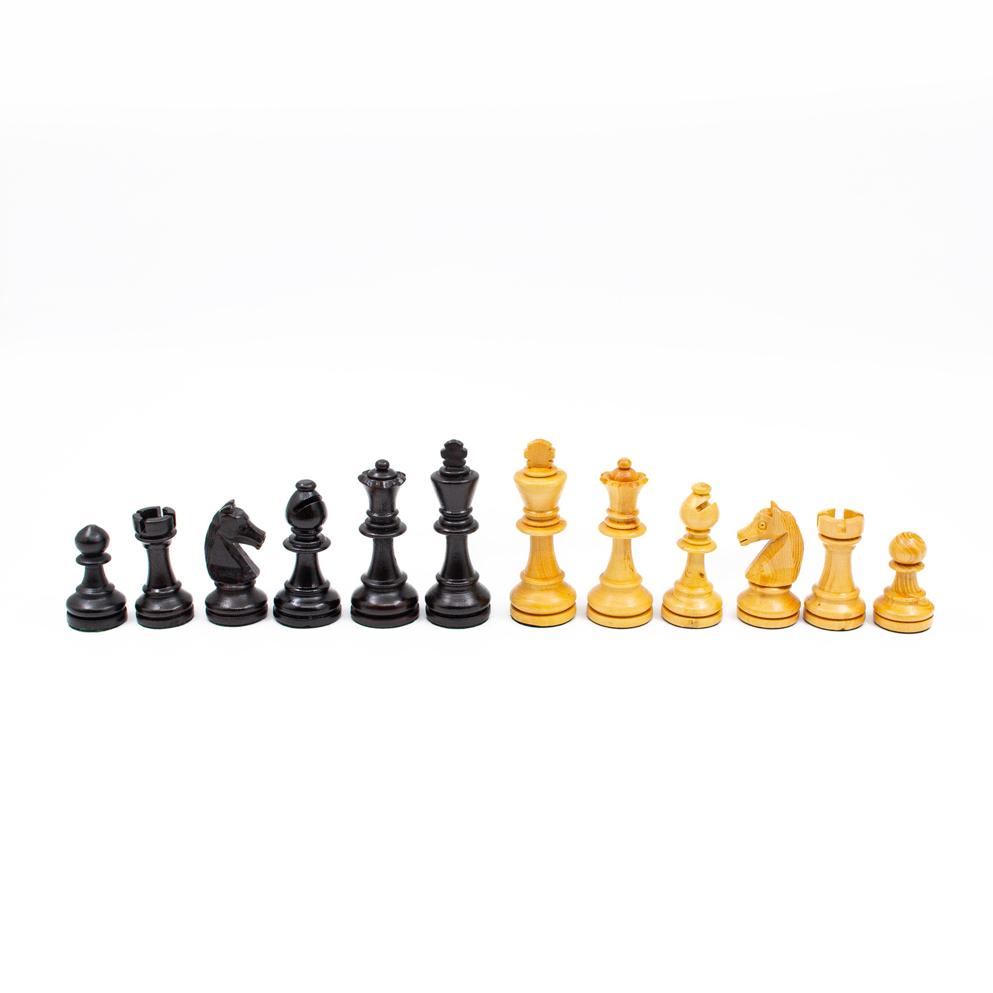  Hand Curved Staunton Chess Pieces, Handmade Premium Chess Pieces 