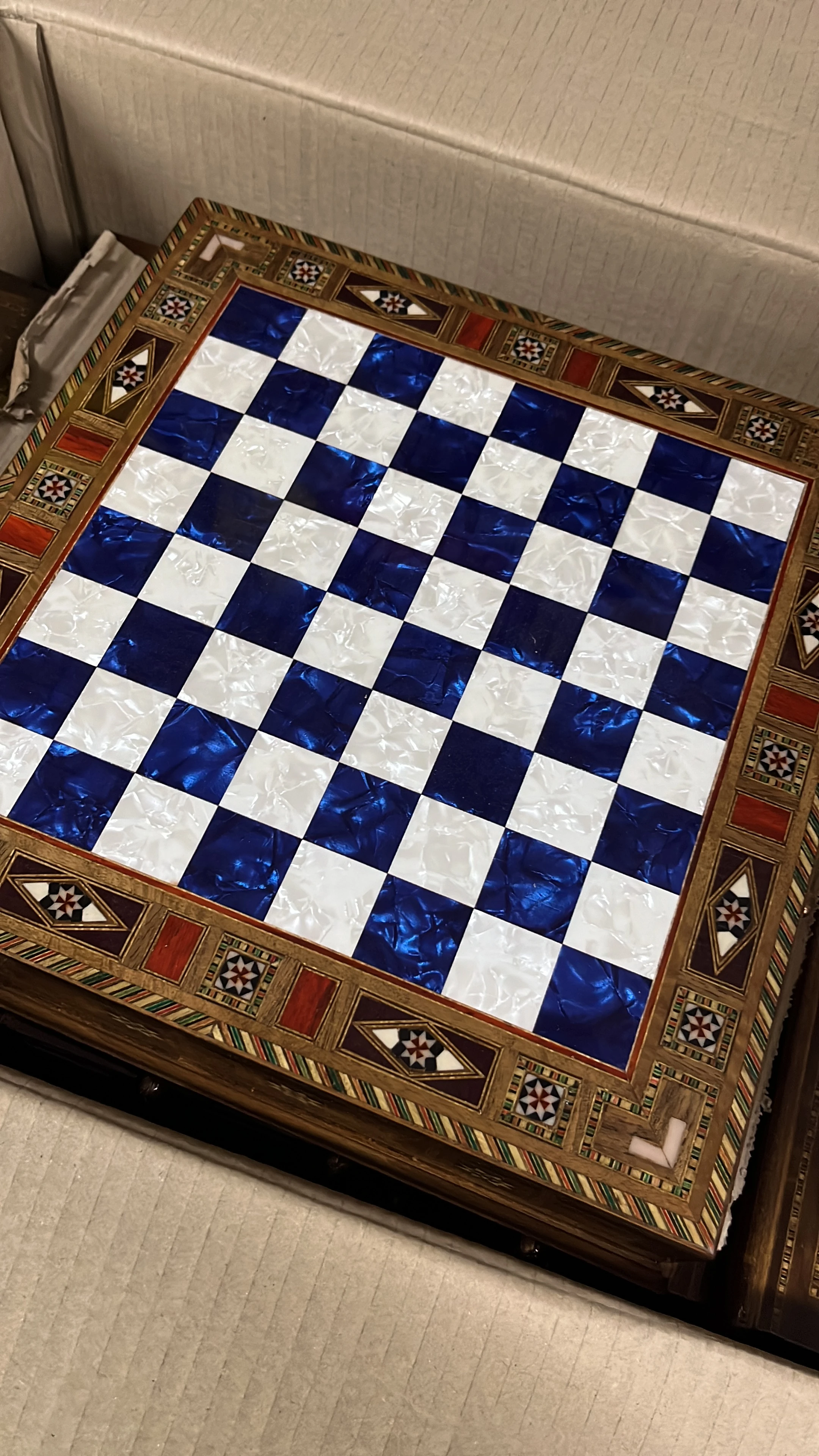 Handmade Wooden Personalized Backgammon, Luxury Backgammon Board Game, Patterned Backgammon Set, Traditional Board Games for Adults