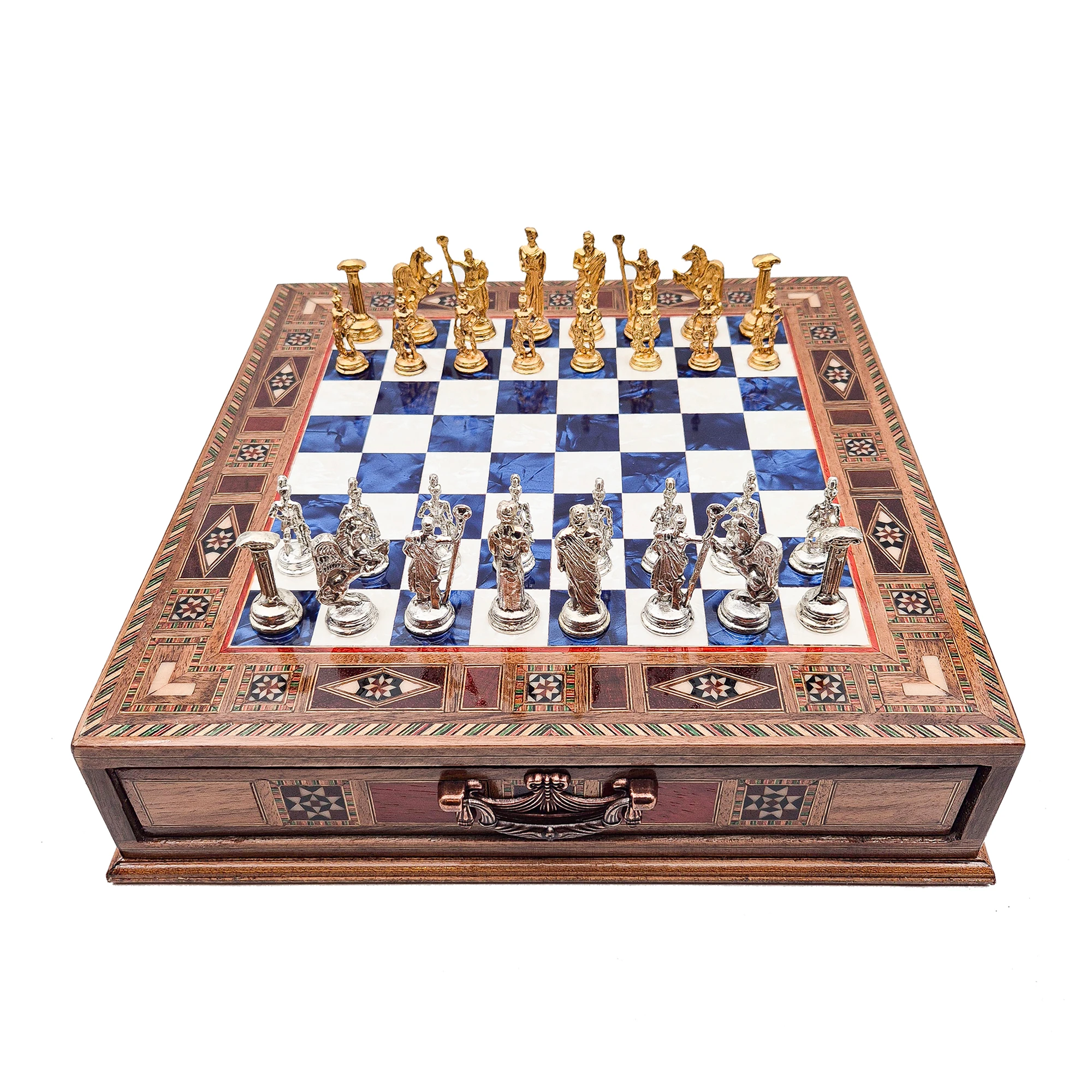 Handmade Wooden Personalized Backgammon, Luxury Backgammon Board Game, Patterned Backgammon Set, Traditional Board Games for Adults