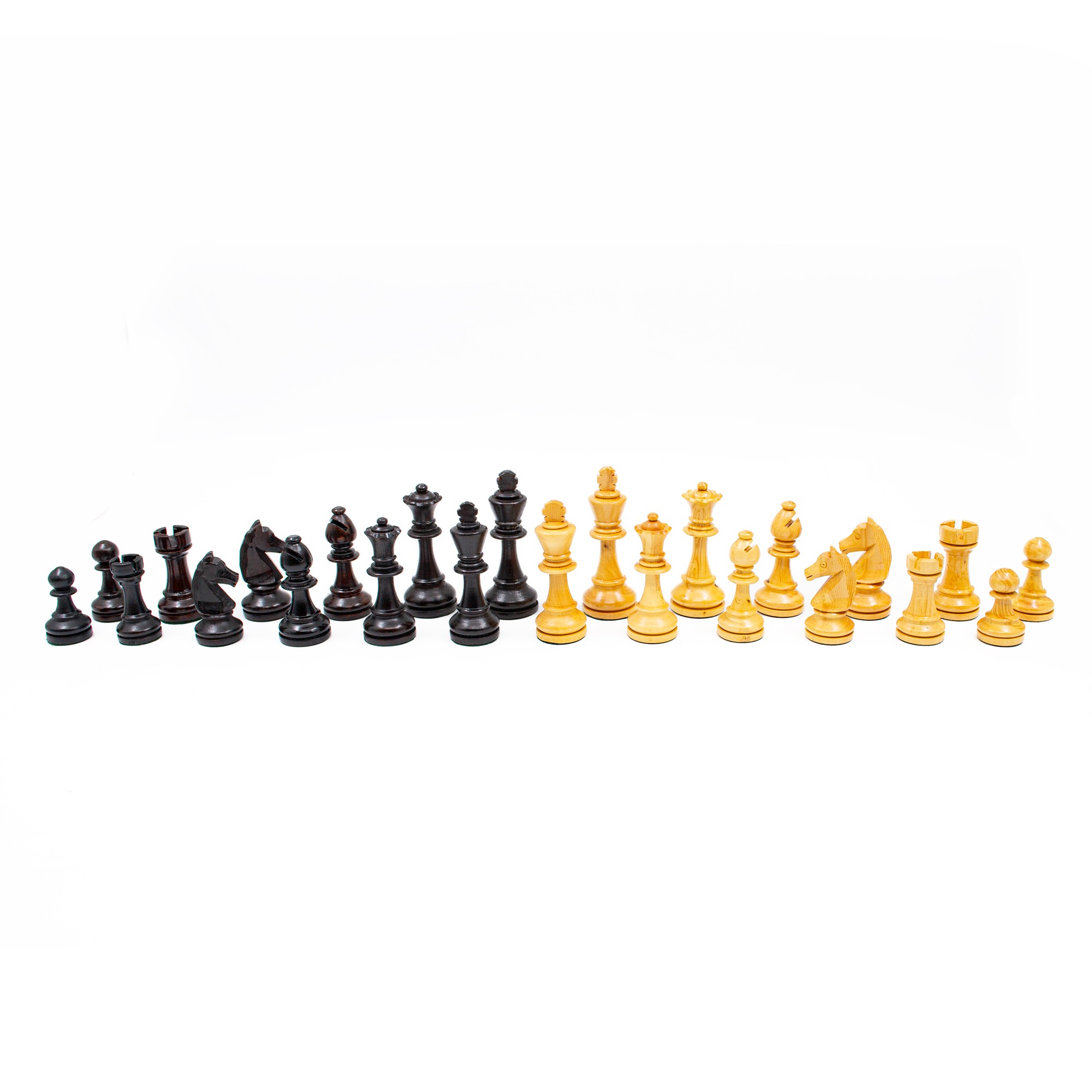  Hand Curved Staunton Chess Pieces, Handmade Premium Chess Pieces 