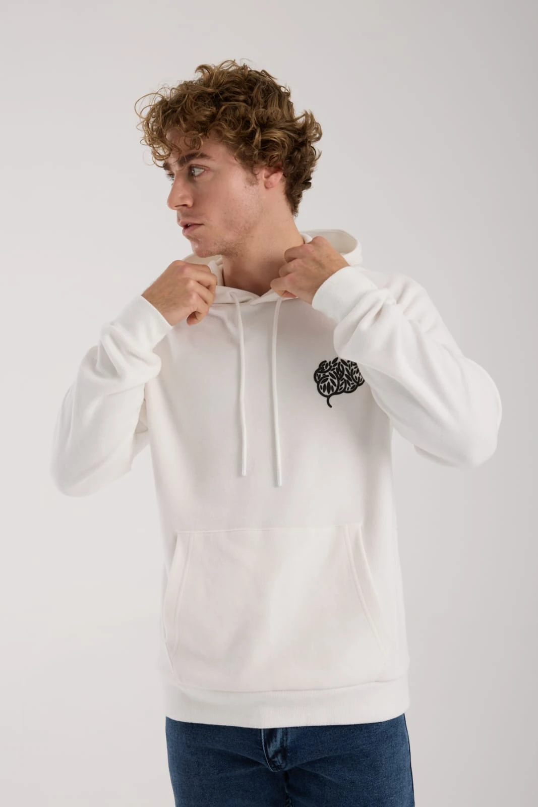 GRATEFUL Beyaz Hoodie