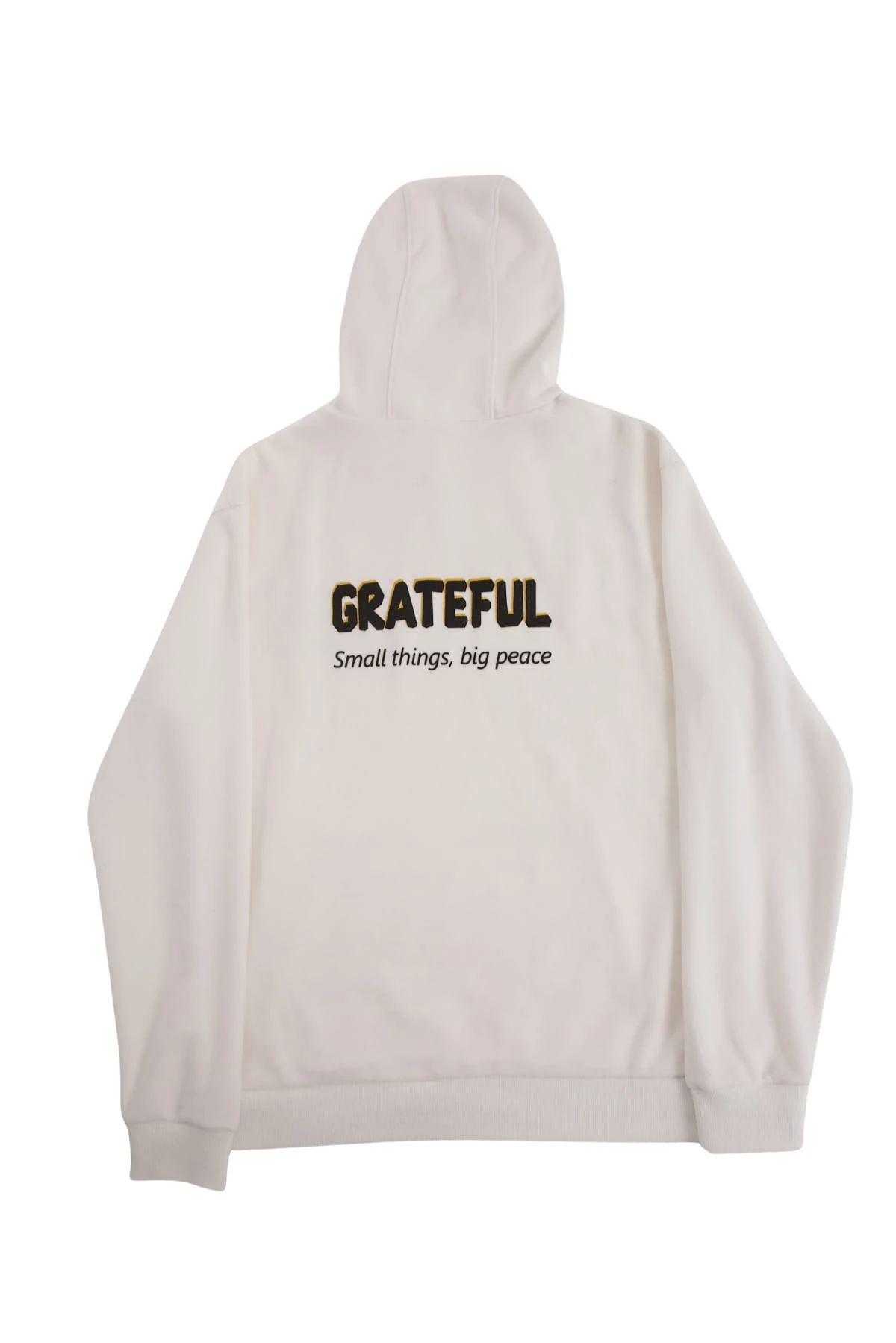 GRATEFUL Beyaz Hoodie