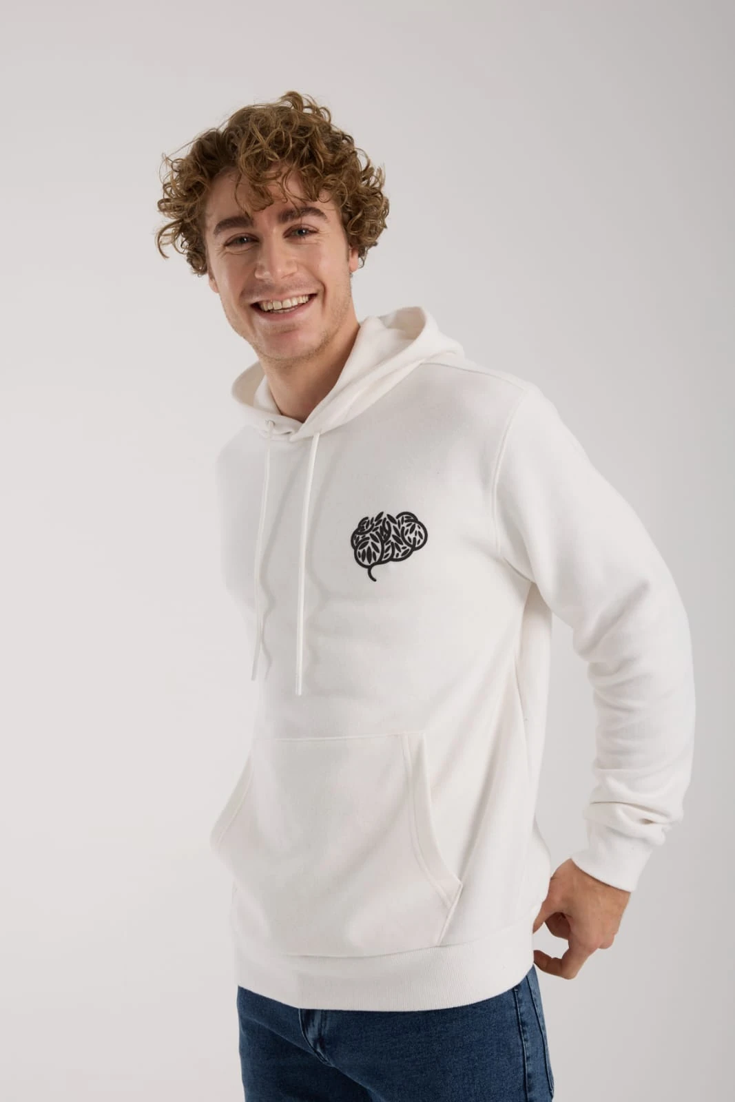 GRATEFUL Beyaz Hoodie