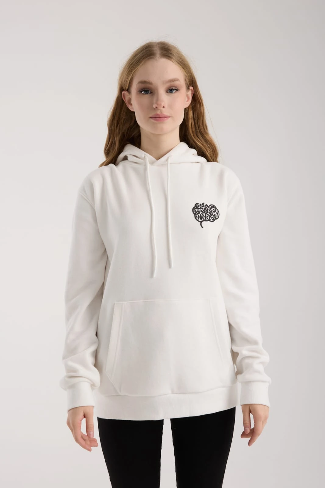 GRATEFUL Beyaz Hoodie